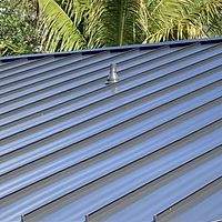 24ga 1.5" Mechanical Seam Matte Black  by Total Roofing System The Metal Roof Experts