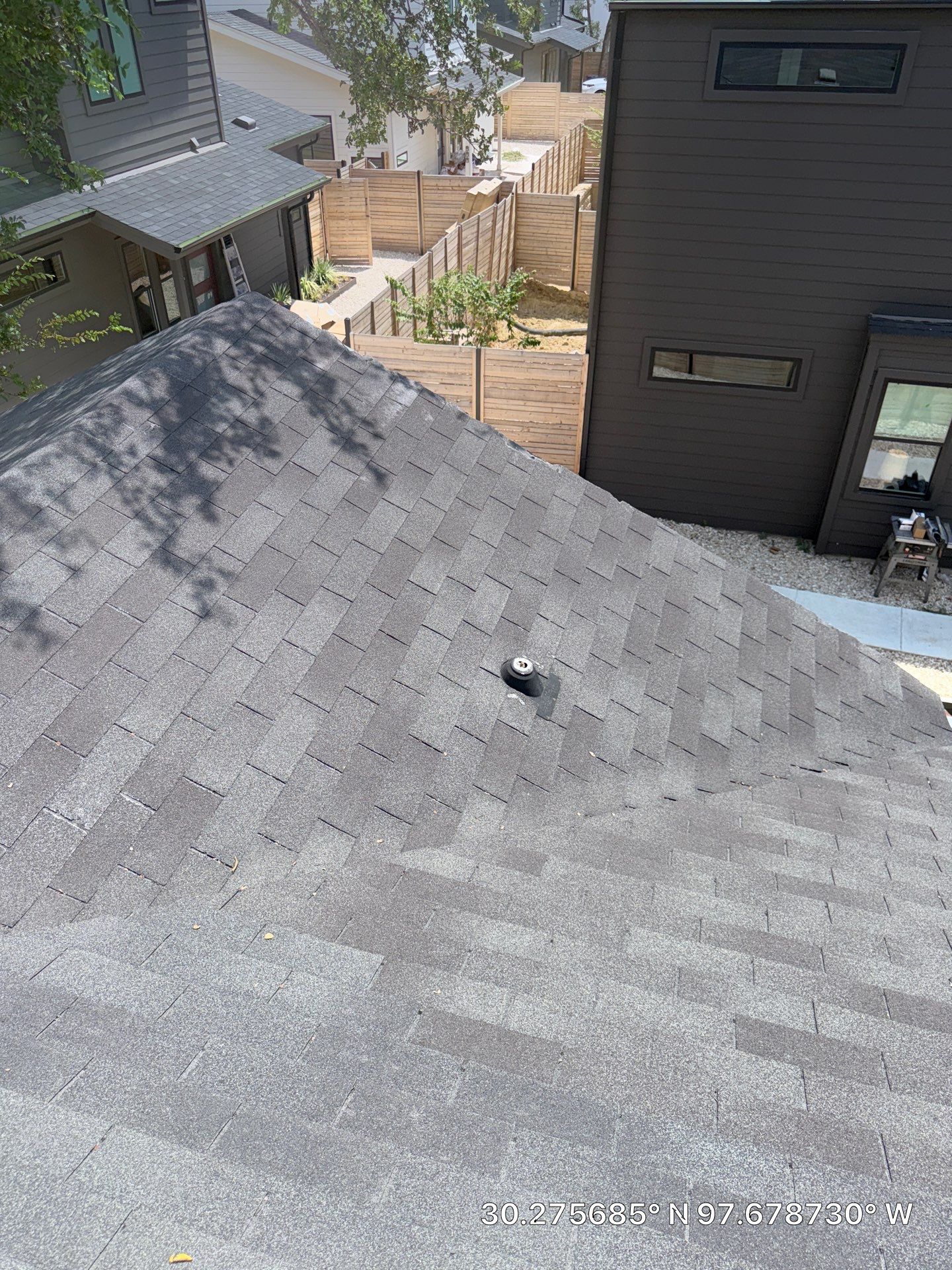 Residential Roof Replacement using GAF - HDZ - Weathered Wood by Action Exteriors Austin