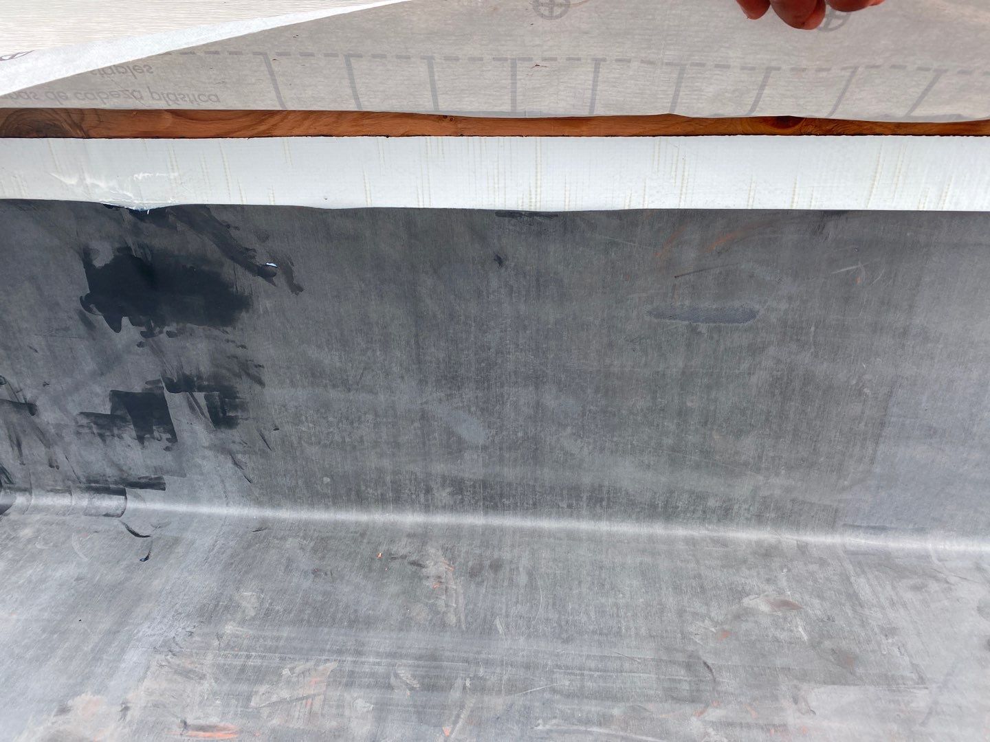 Deck Installation using trex over epdm roof by A Plus Exterior