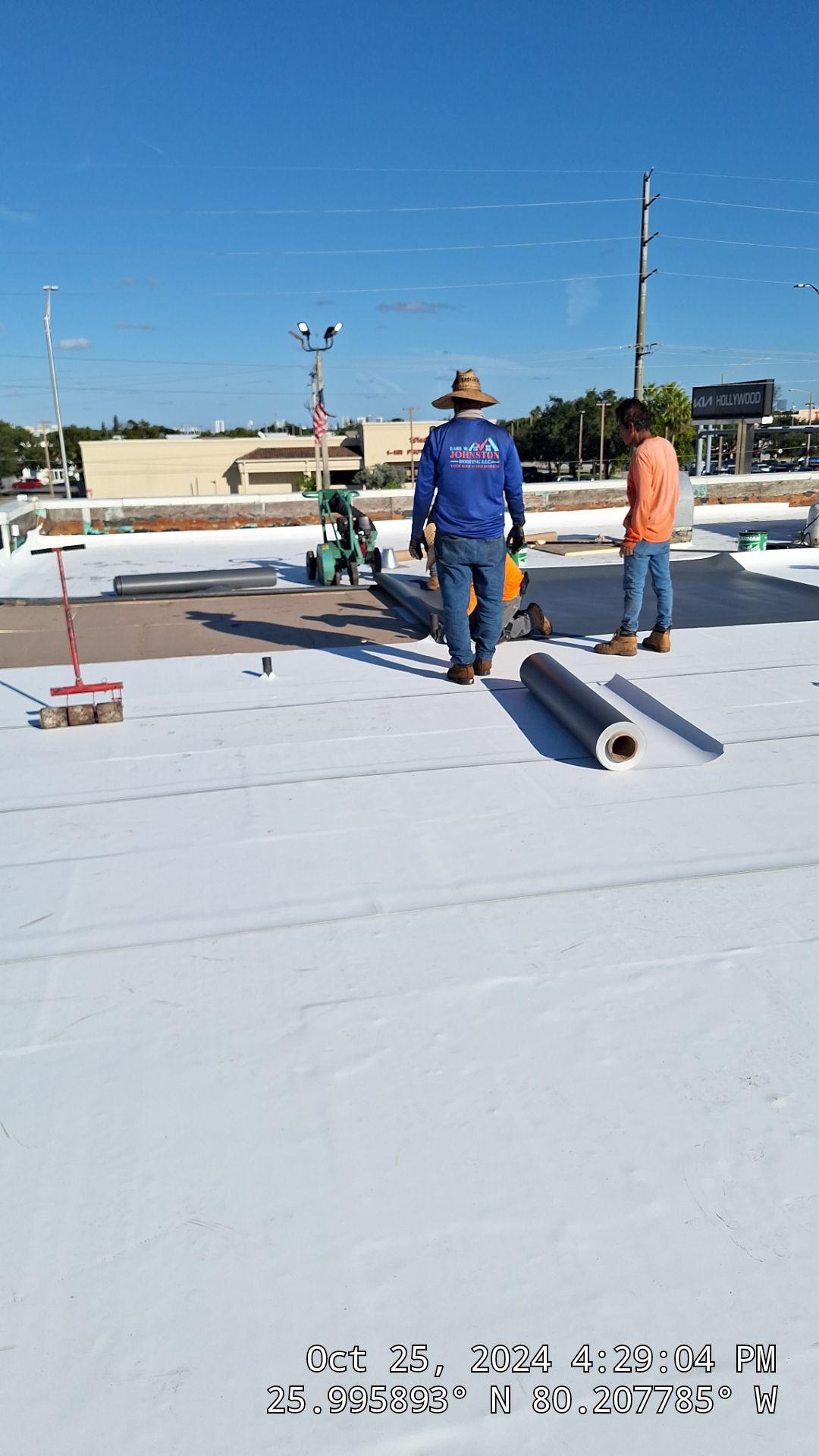 COMMERCIAL REROOF GAF TPO EVERGUARD 60 MIL SMOOTH WITH 1-1/2" INSULATION by Earl W. Johnston Roofing