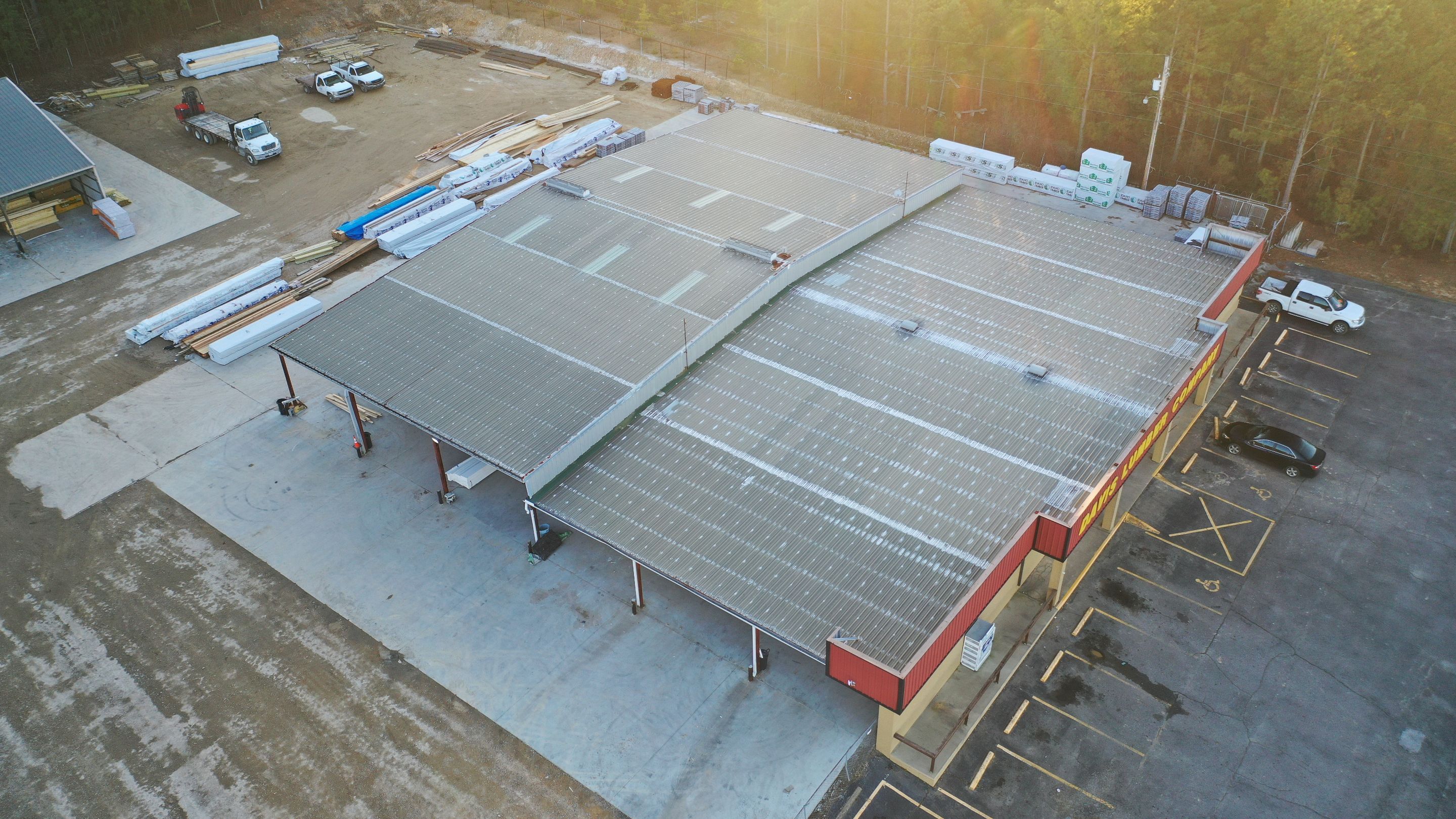 Commercial Roofing Installation using Aldocoat Coatings by Hostetler Roofing