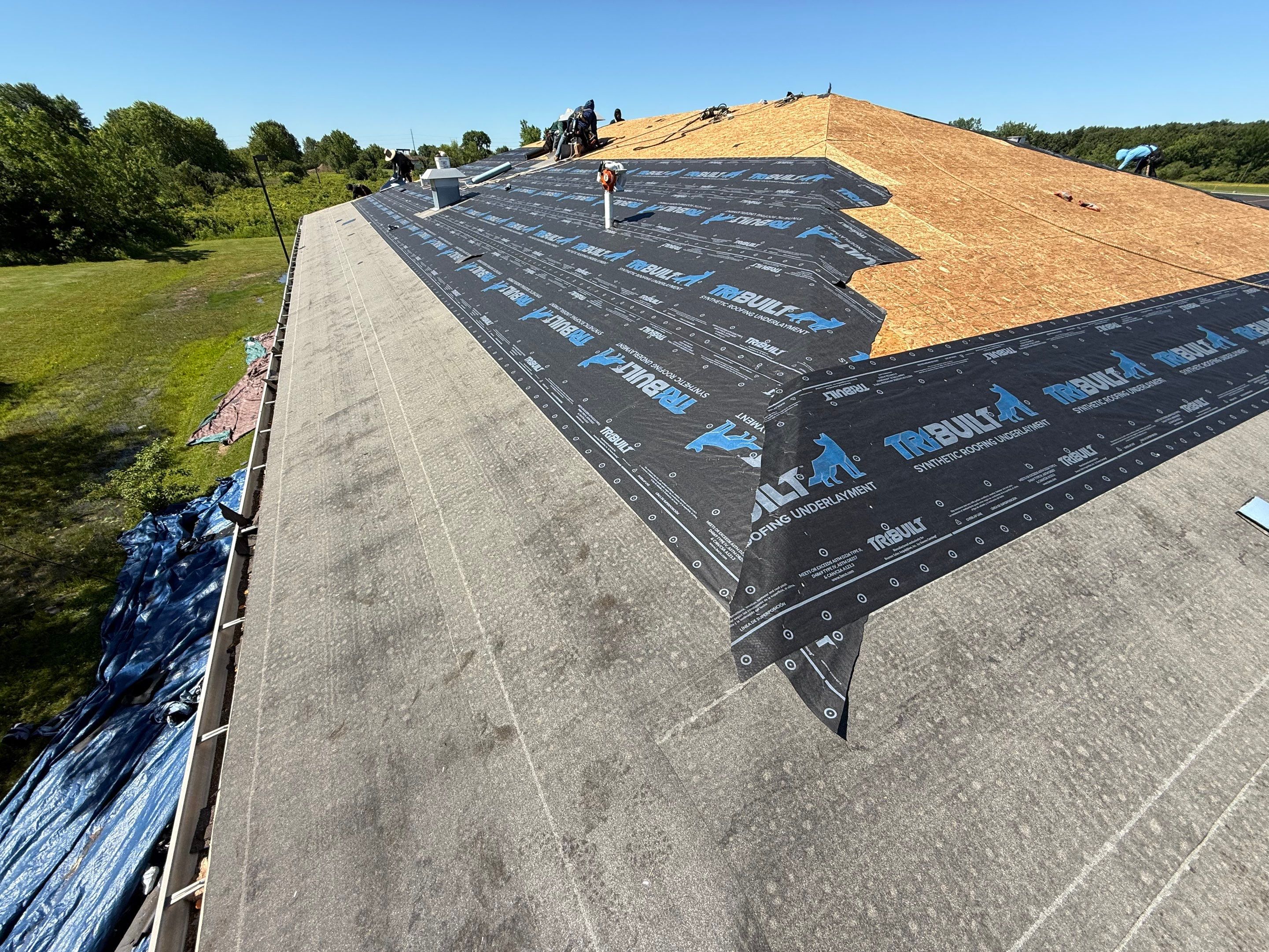 Business roofing with GAF by Optimal Home Improvement 