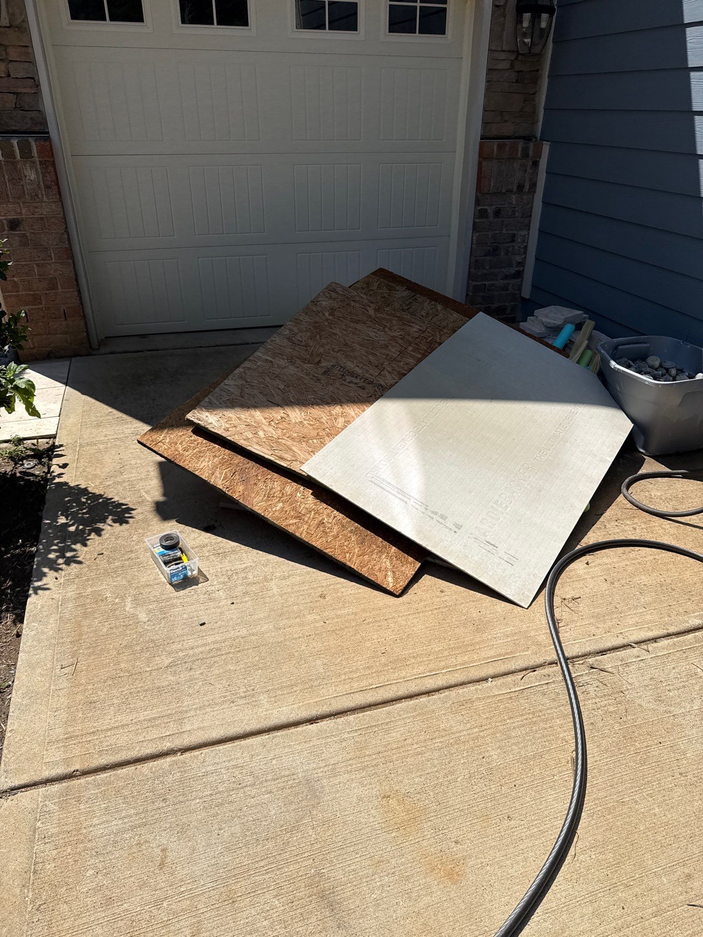 Job site clean up in Indian Land by Badger Hauling