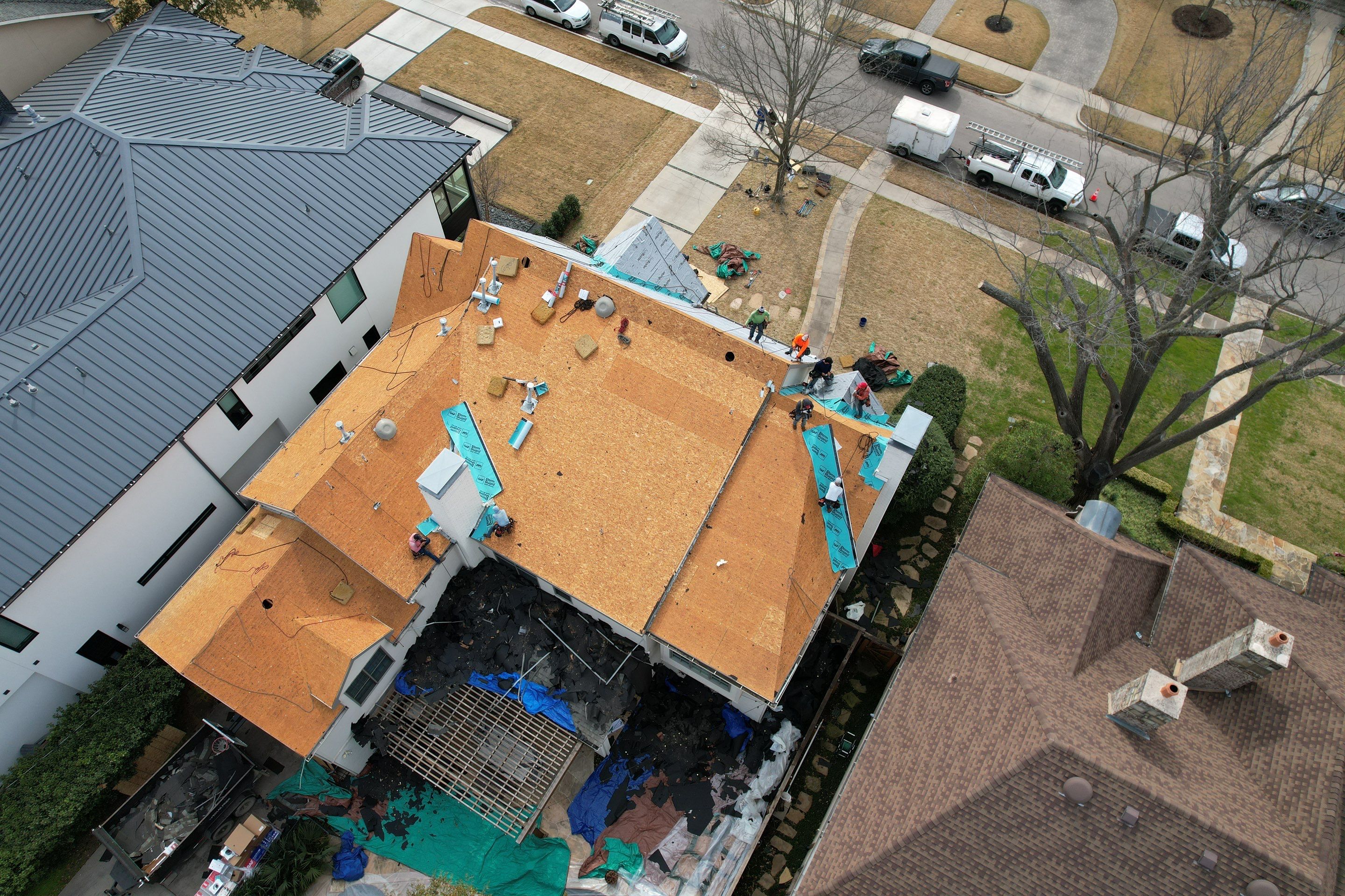 Project in Dallas by Zeus Exteriors