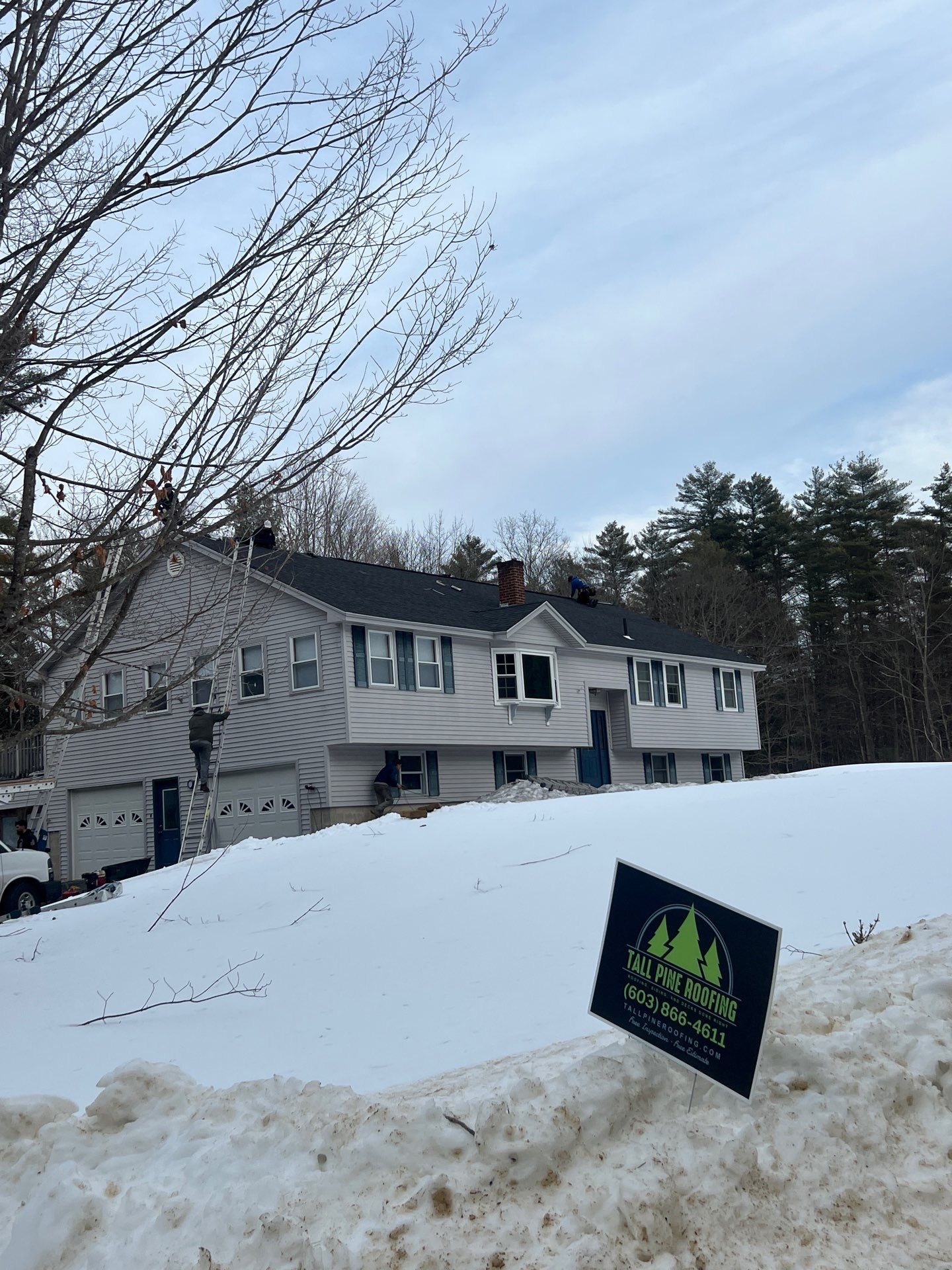 New Roof Installation in Barnstead New Hampshire by Tall pine roofing