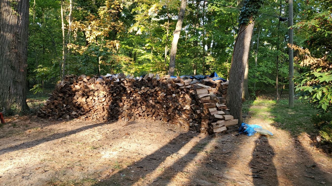 Firewood Delivery  using Seasoned Firewood by Mike Jones & Sons Tree Service LLC 