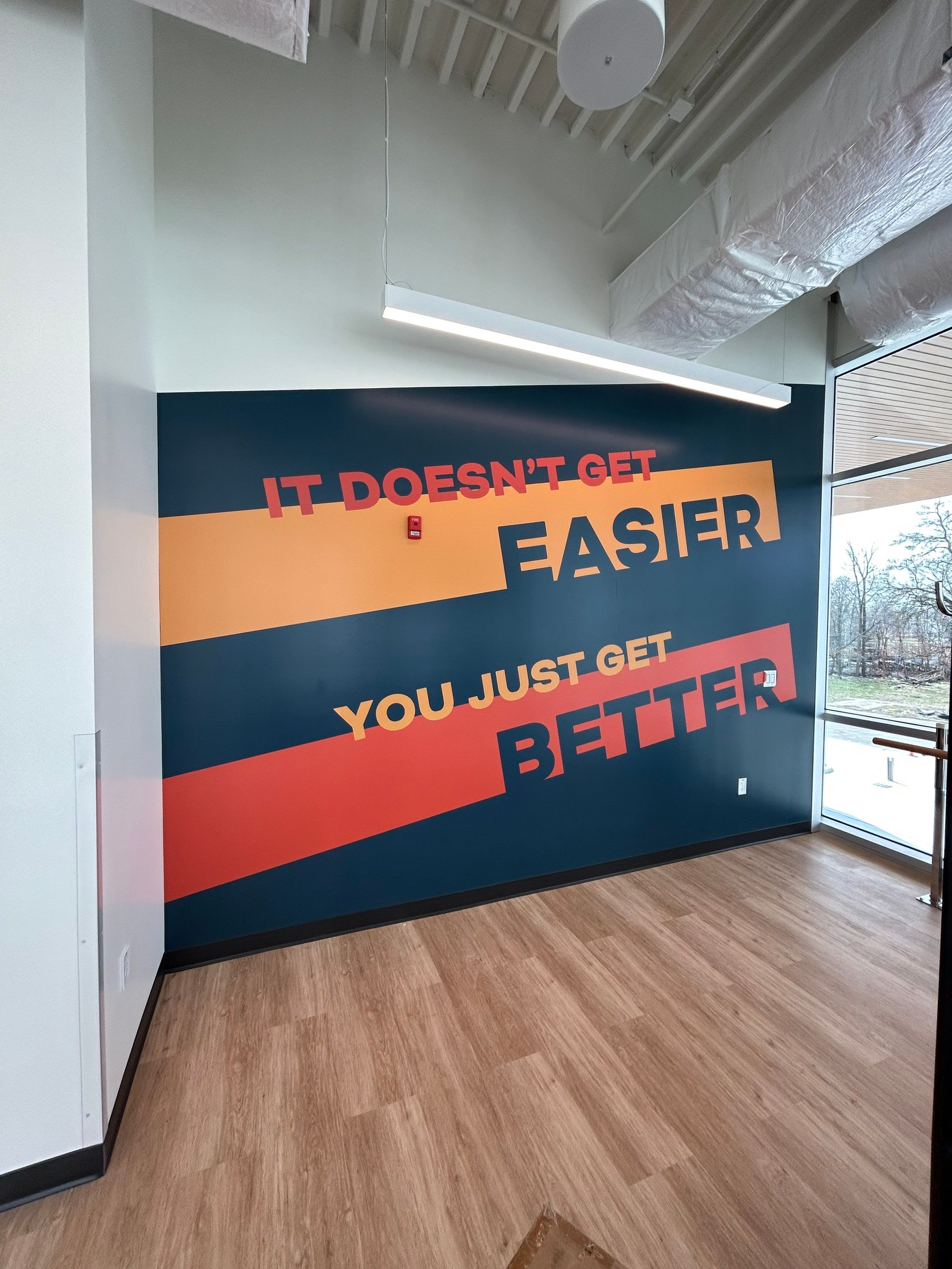 Community Center Facility Upgrades and Custom Monument Sign Installation by Hayes Design co