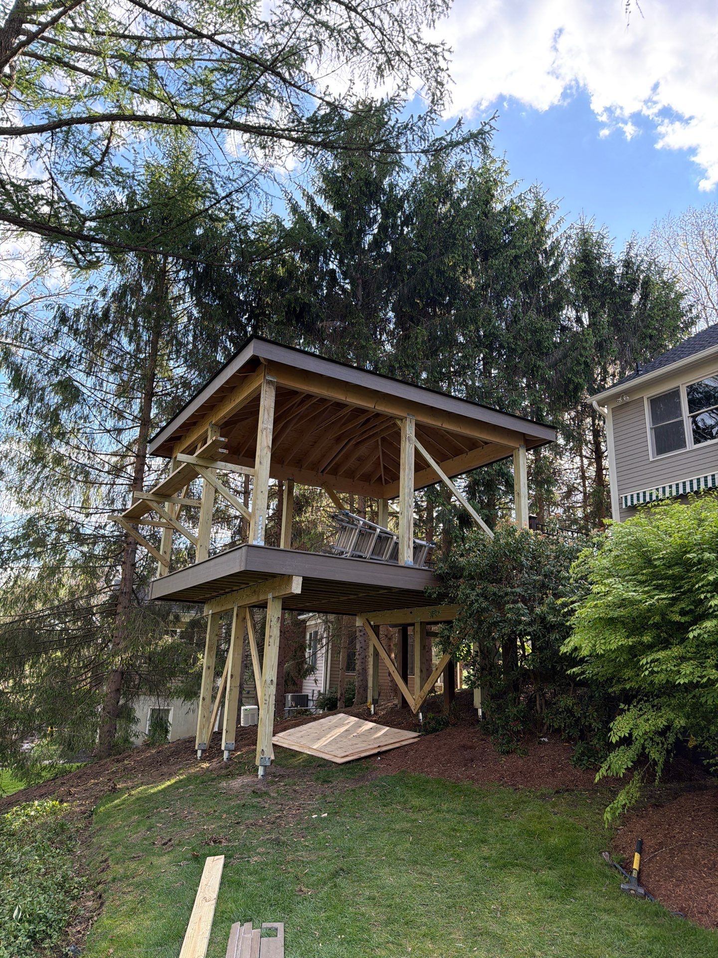 New Deck With a Screened In Porch In Mendham, New Jersey by deck guardian