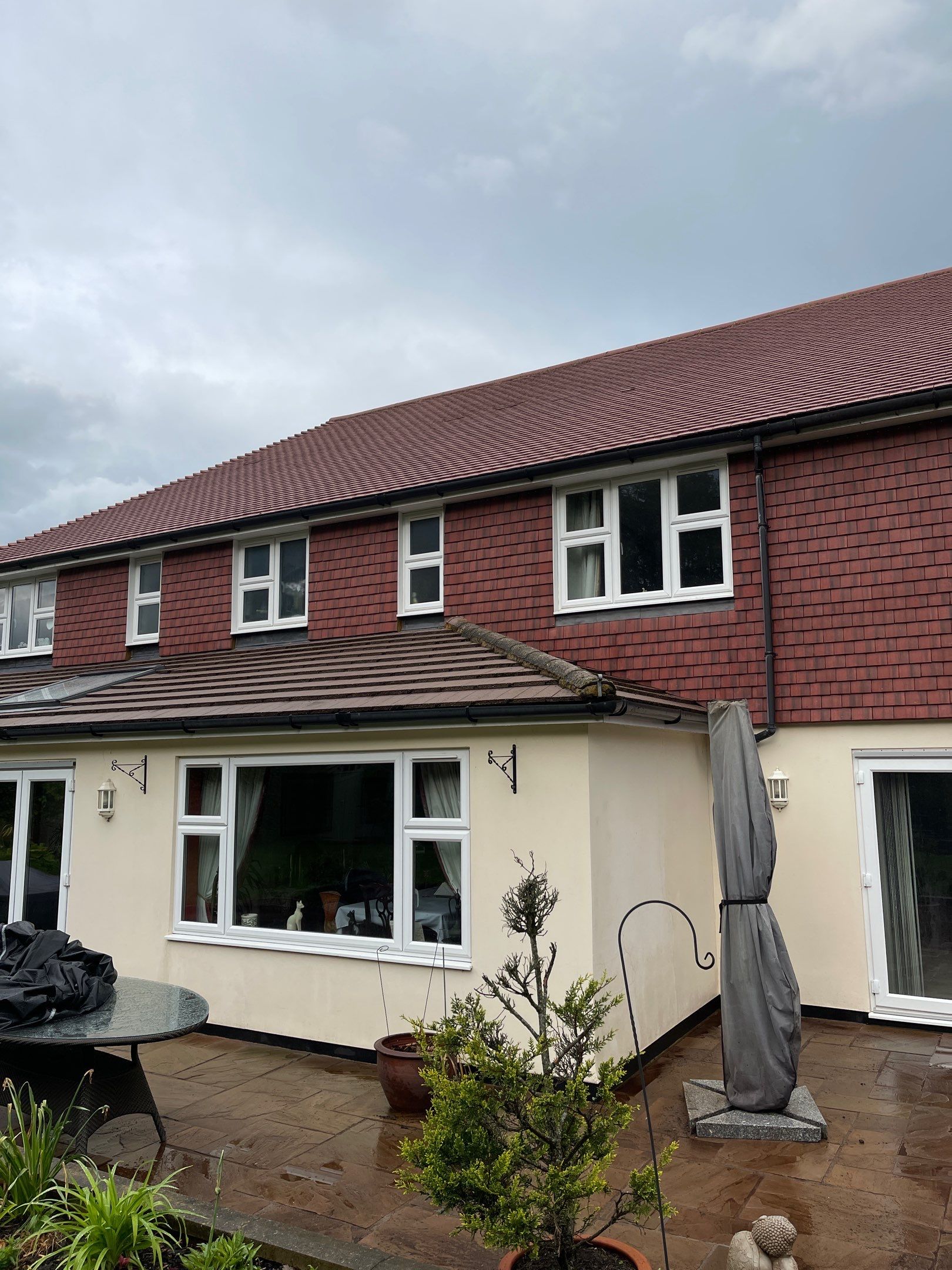 Roof Cleaning and Biocide Treatment using Honda 15lpm Low Pressure Washing Machine by Ges Exterior Cleaning ltd