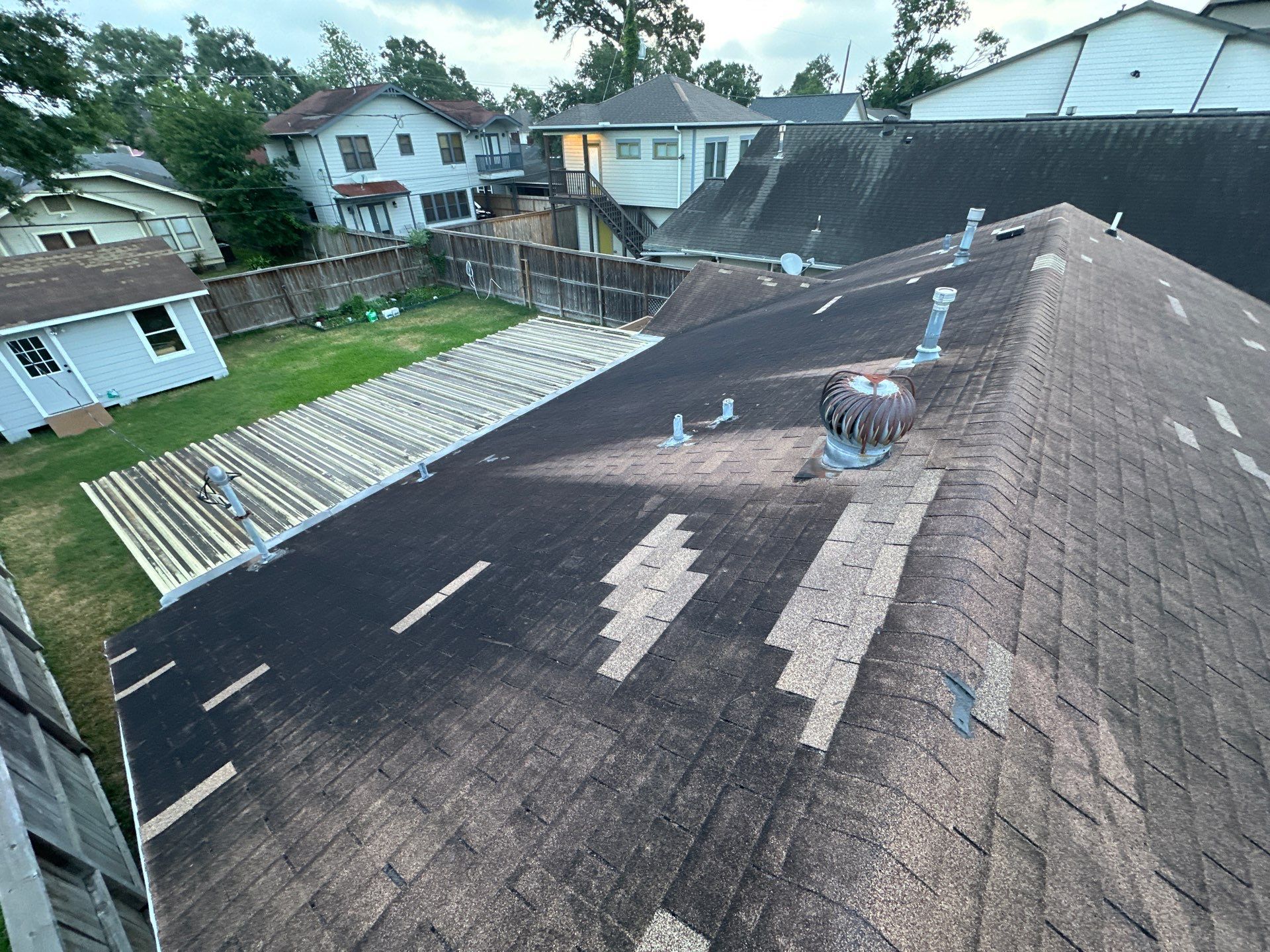 Project in Houston by Motion Roofing