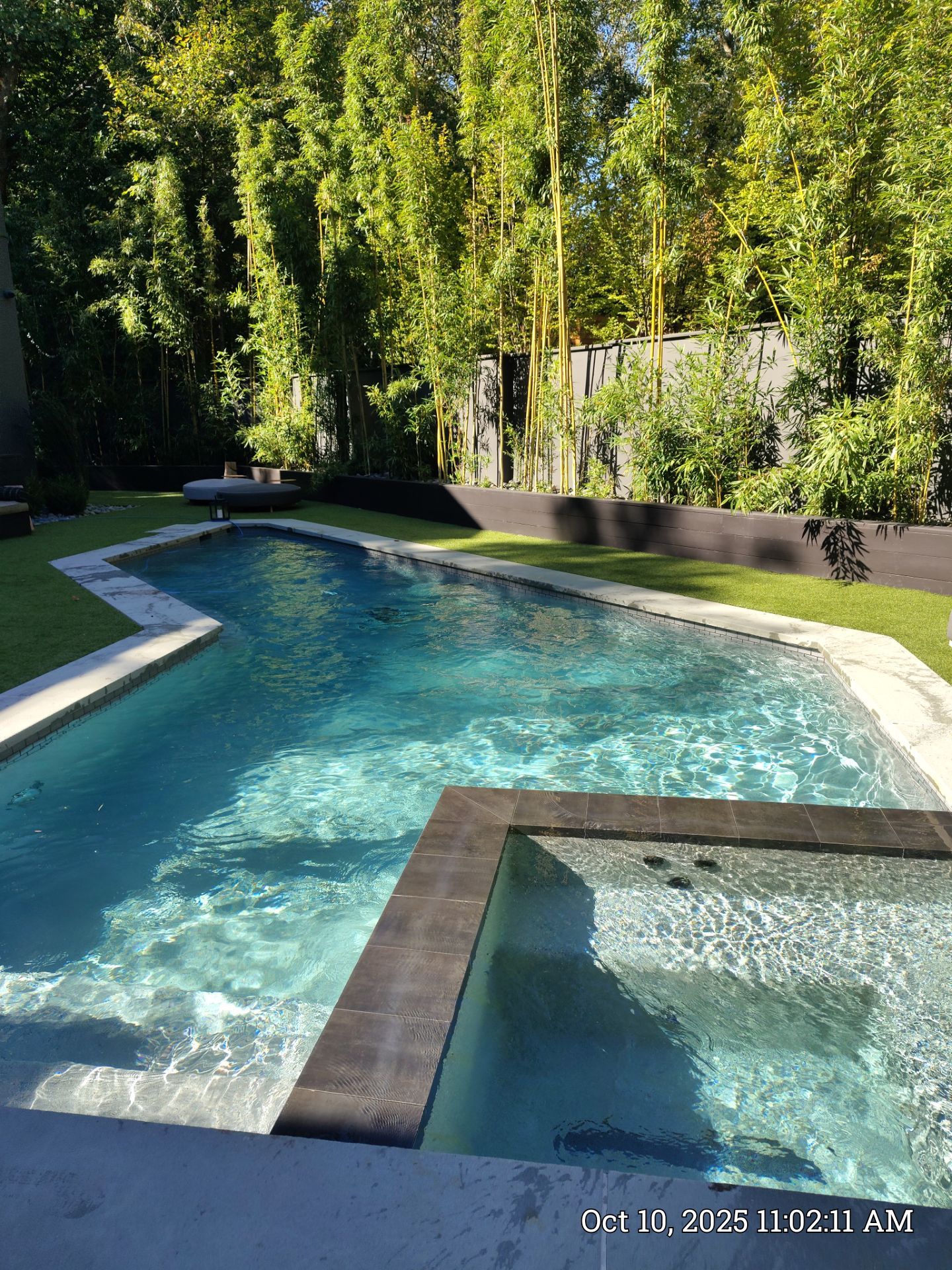 Backyard Renovation and Spa addition  by Aquarama Pools and Spas