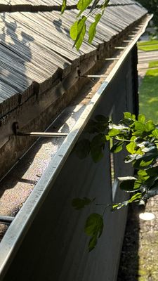 Turtle Shell gutter protection installation in Naperville, IL 60565, photograph 6