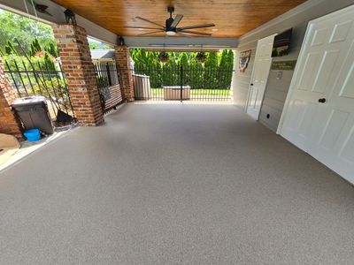 Back Patio using Davenport