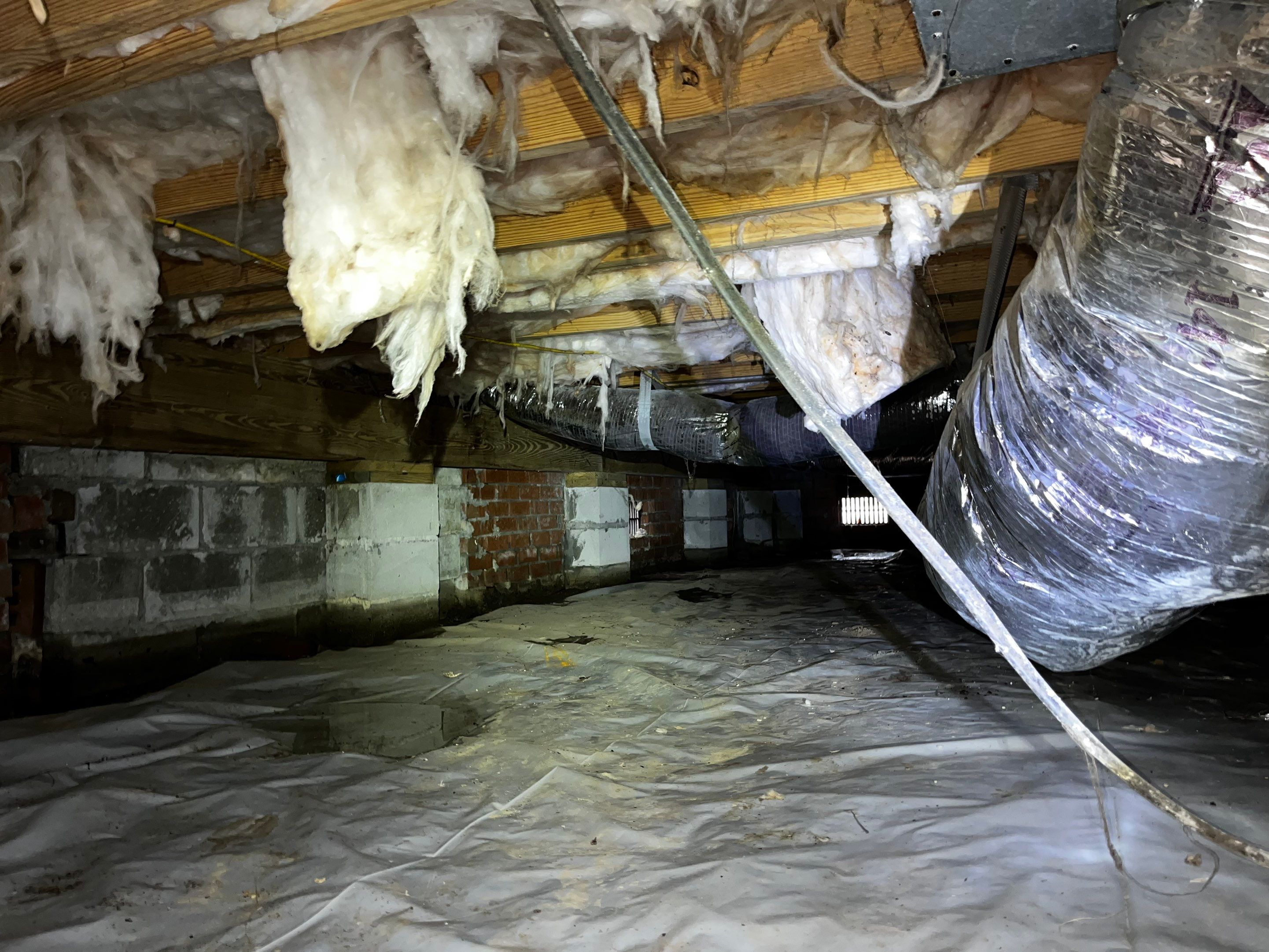 Impact Choice Encapsulation with French Drain and Crawlspace Doors by Impact Crawlspace