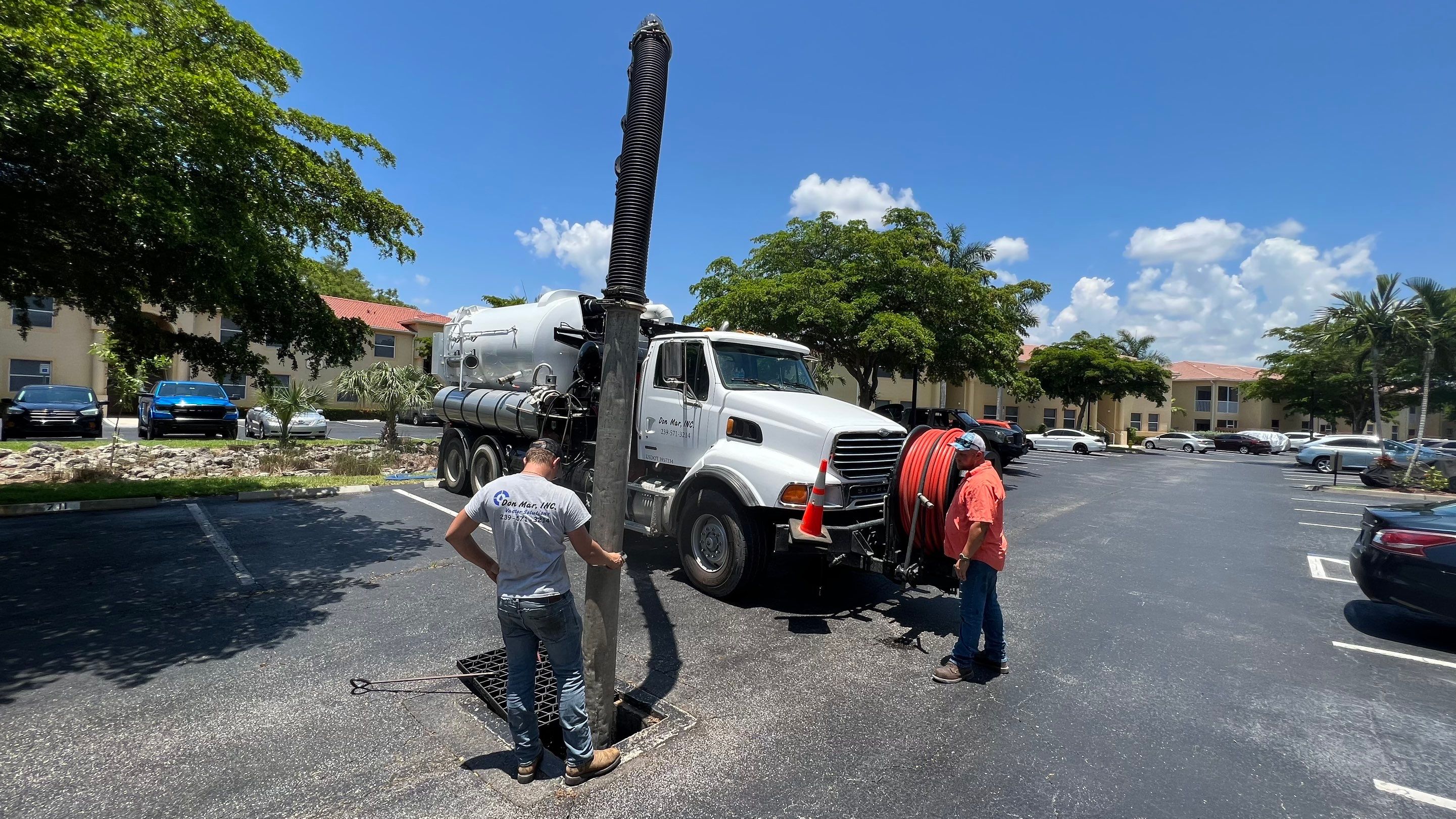 Condo Storm Water System Maintenance by Don Mar, Inc. Storm Water Solutions