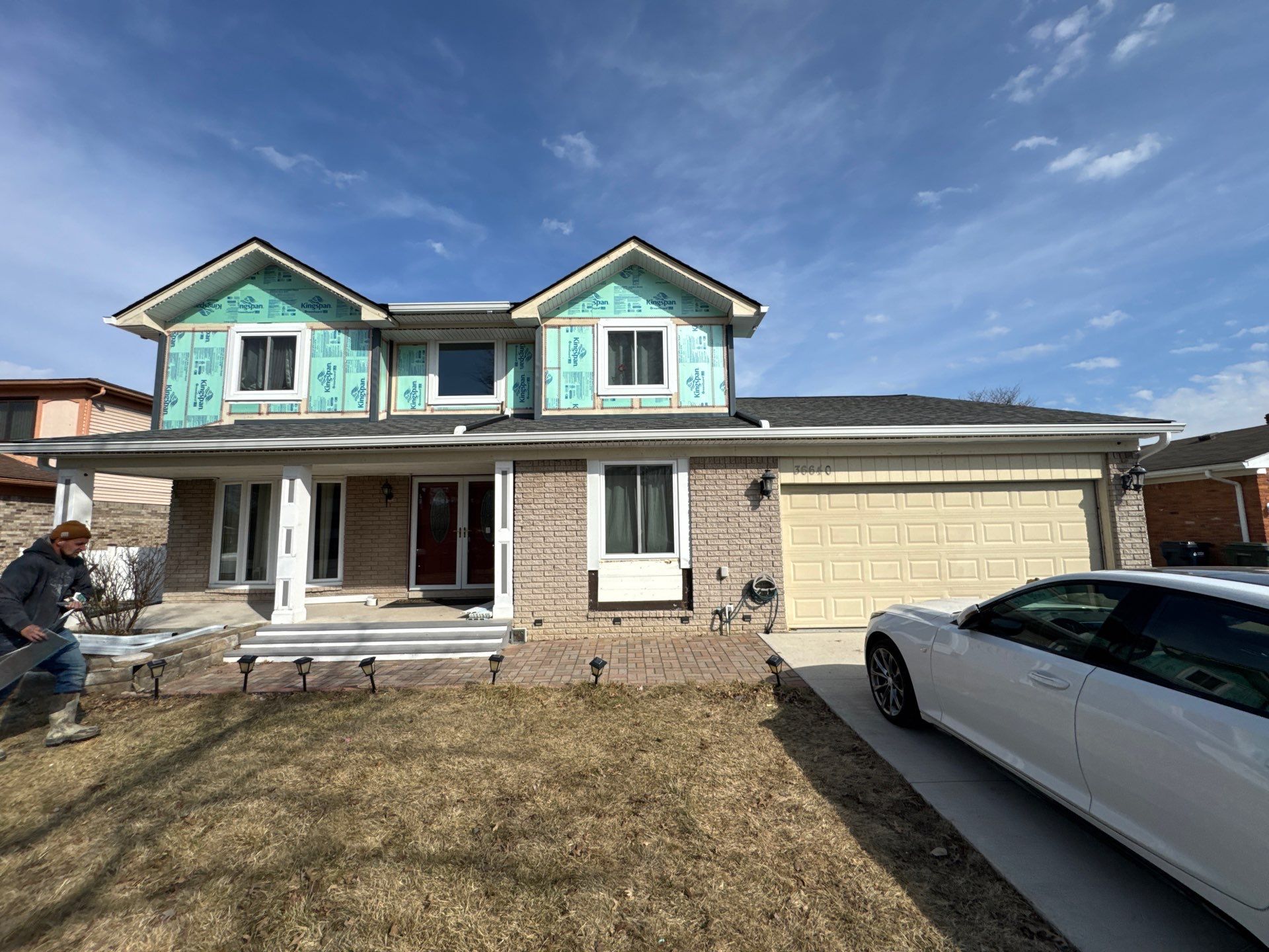 Siding Replacement using Alside Midnight Blue by 180 Contractors