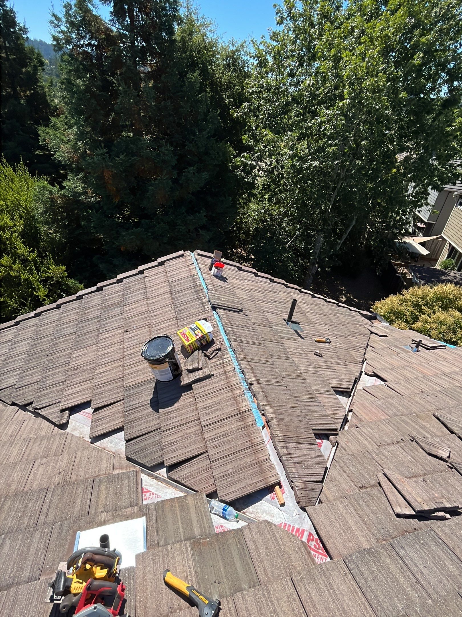 Weathered Brown Concrete Tile by Reimagine Roofing