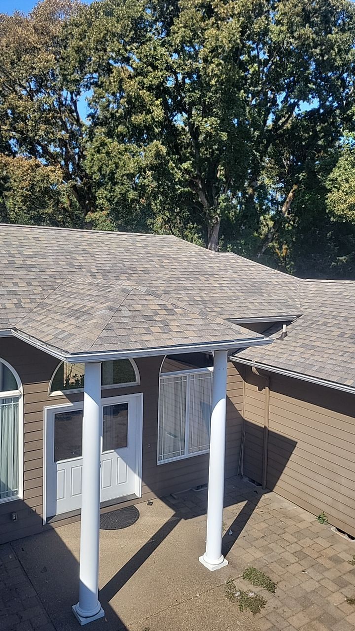 Residential Roofing Installation using IKO Dynasty (Color: Biscayne) by Orezona Building & Roofing Company, Inc.