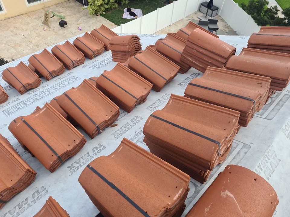 Residential Roofing Installation using Eagle Roofing Tile by BLUES BROTHERS ROOFING