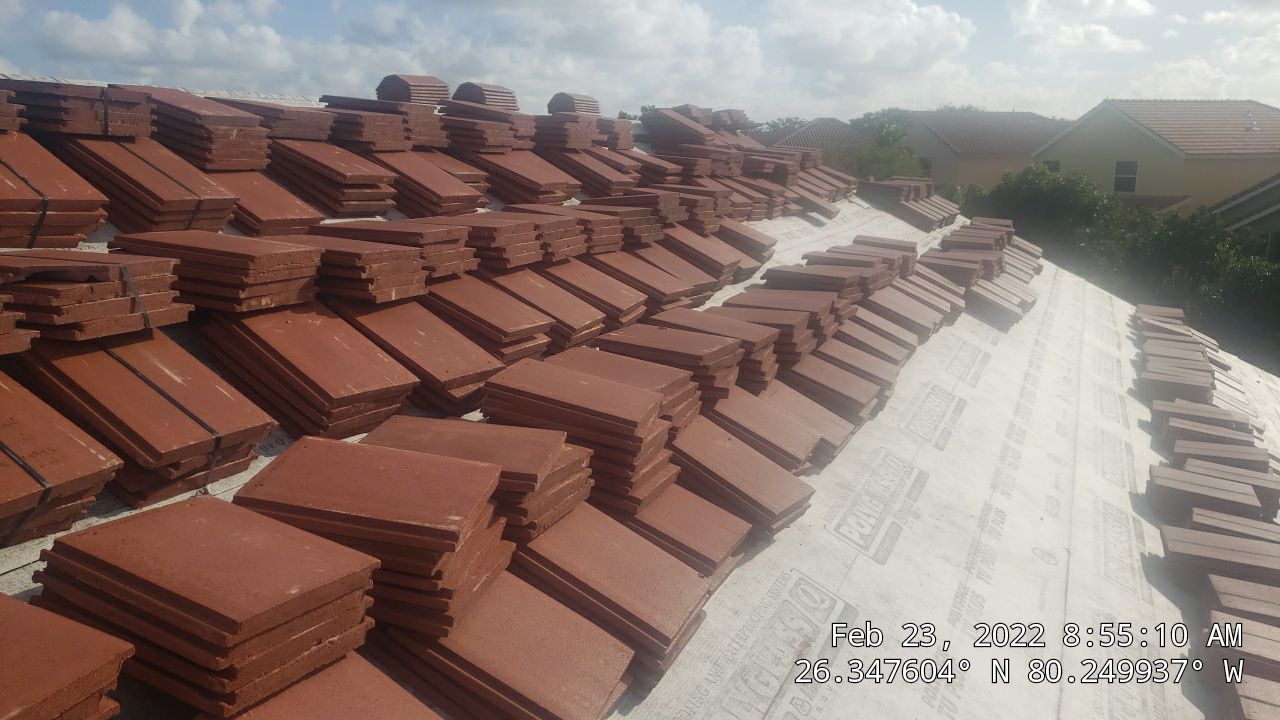 Residential Roofing Installation using Eagle Roofing Tile by BLUES BROTHERS ROOFING