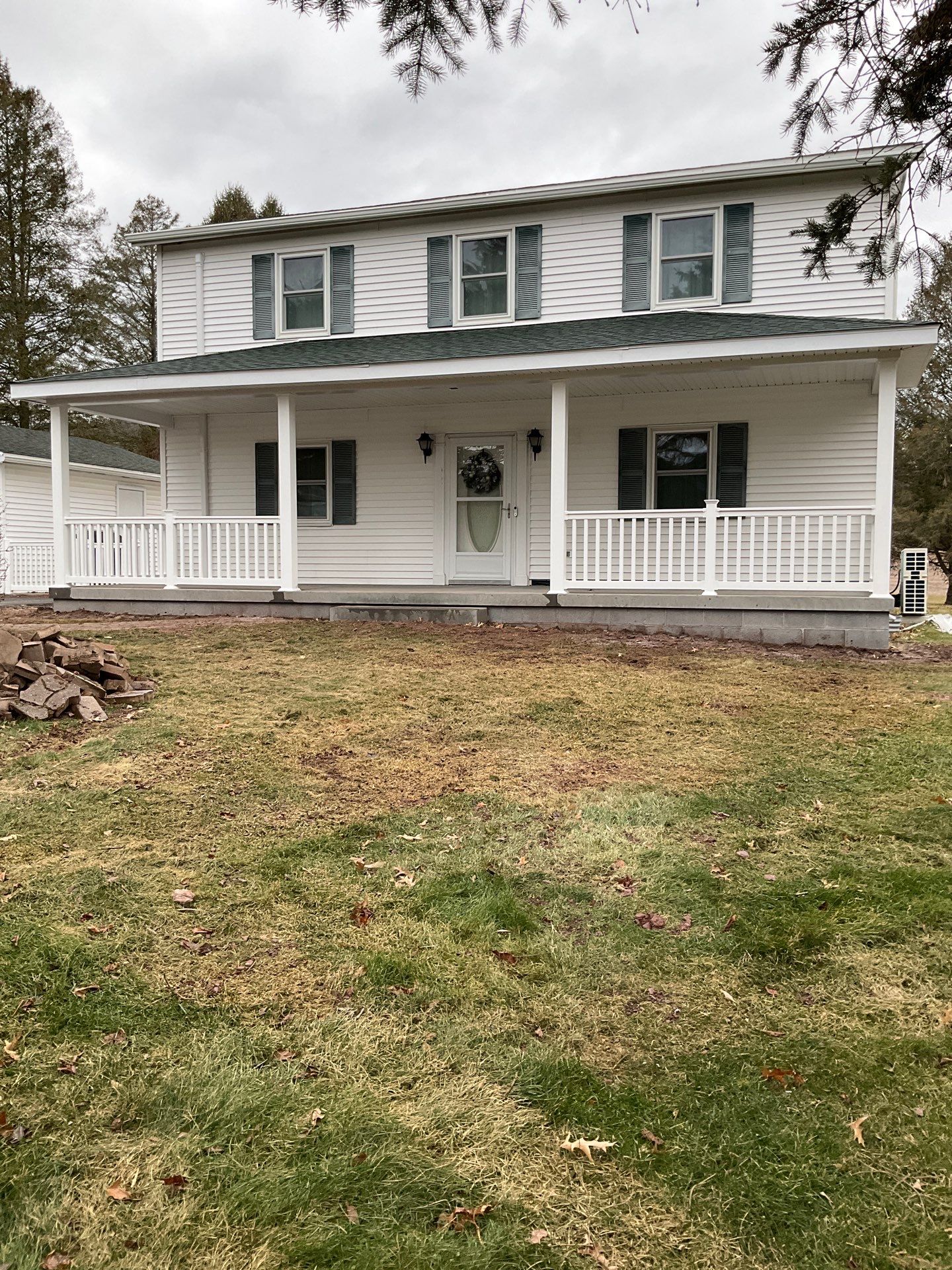 Custom Front Porch Addition in Ringtown by Esh Builders