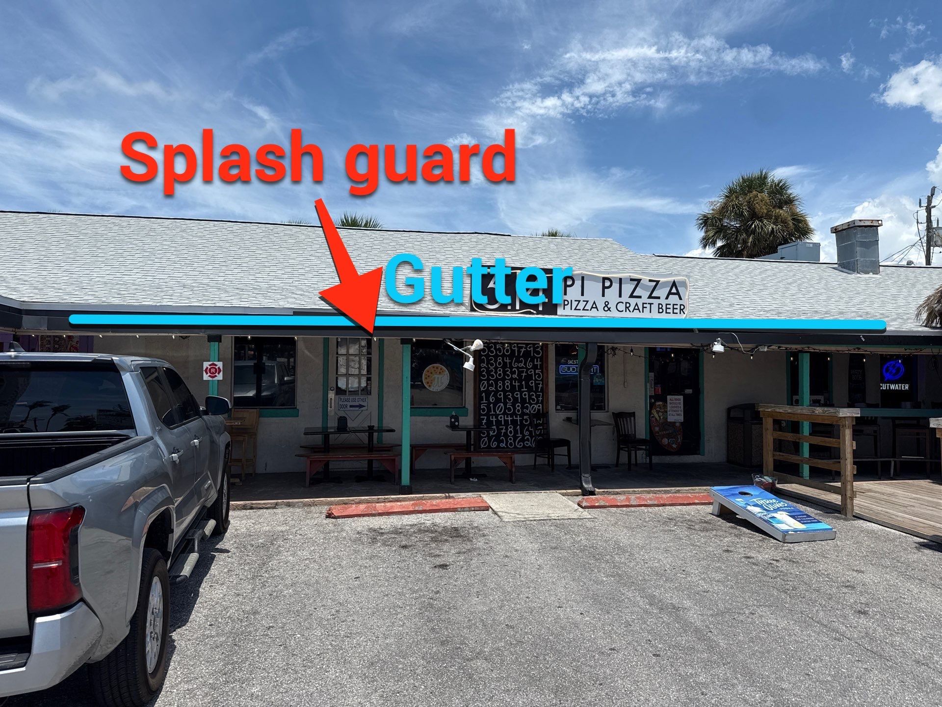 Commercial Replace Gutter in Siesta Key FL by Gutter Professors