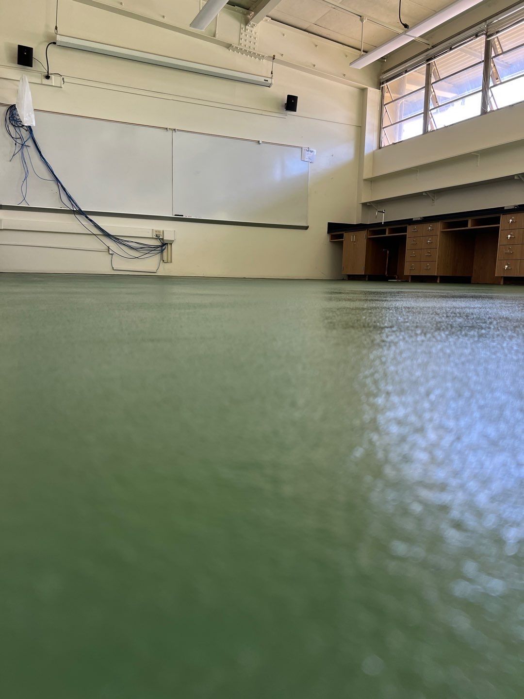 Custom Concrete Coating at Modesto Junior College by Lancaster Painting