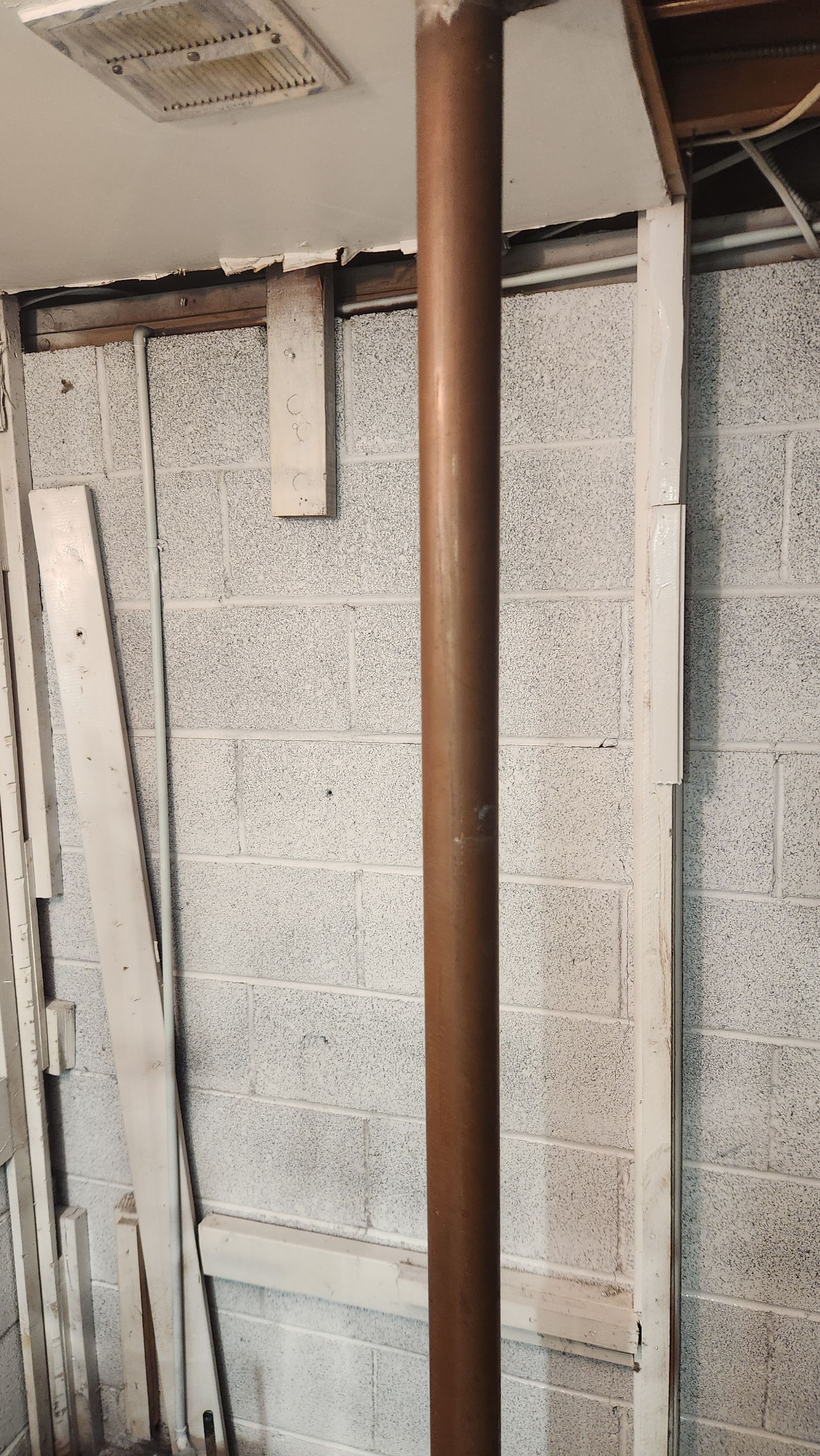 Interior French Drain & Mold Remediation Project in Manville, New Jersey by Pure Service Pro, LLC 