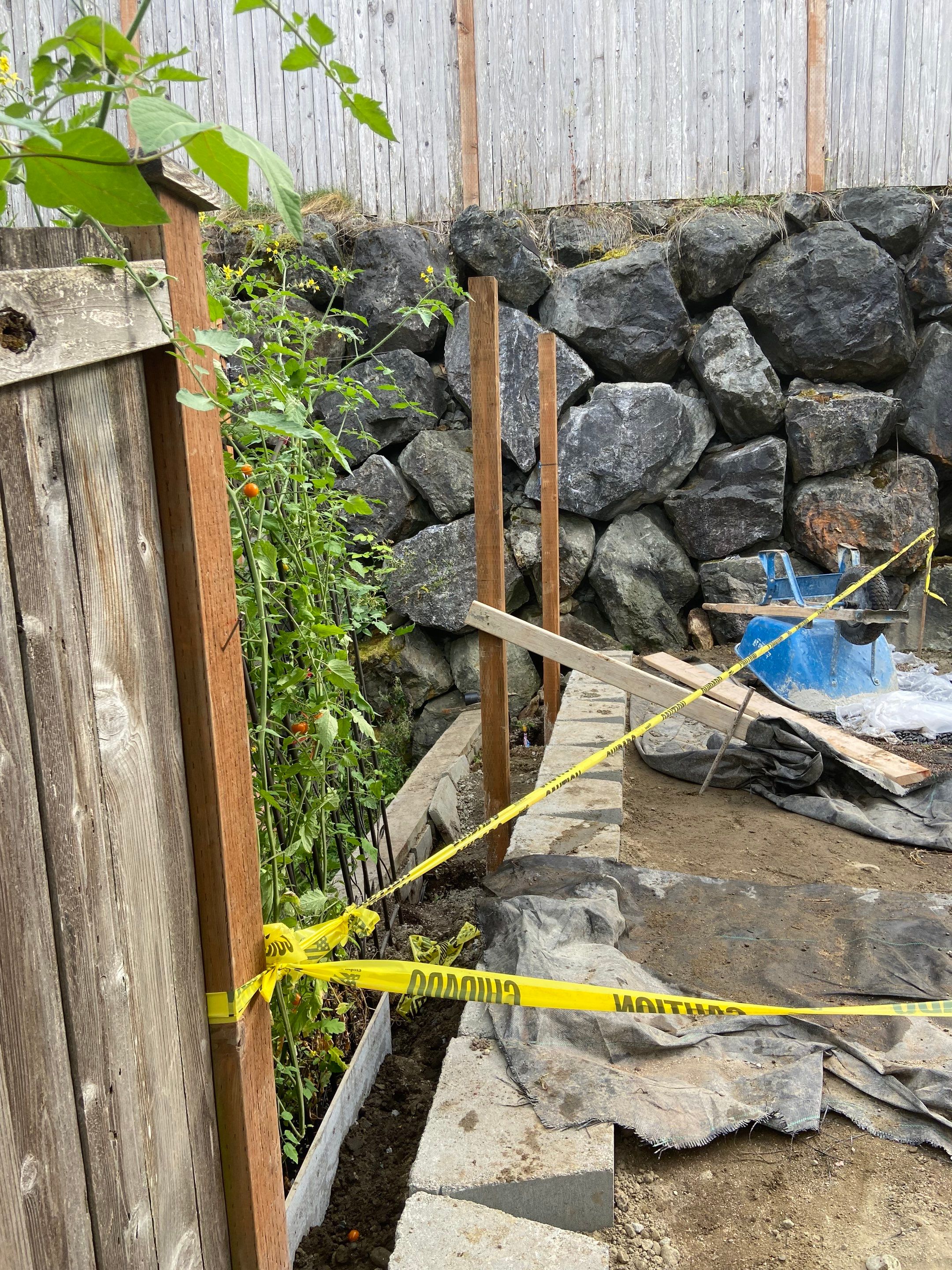 Jireh Outdoor Projects | Concrete Stair Repair and Retaining Wall by Jireh Asphalt & Concrete Inc 