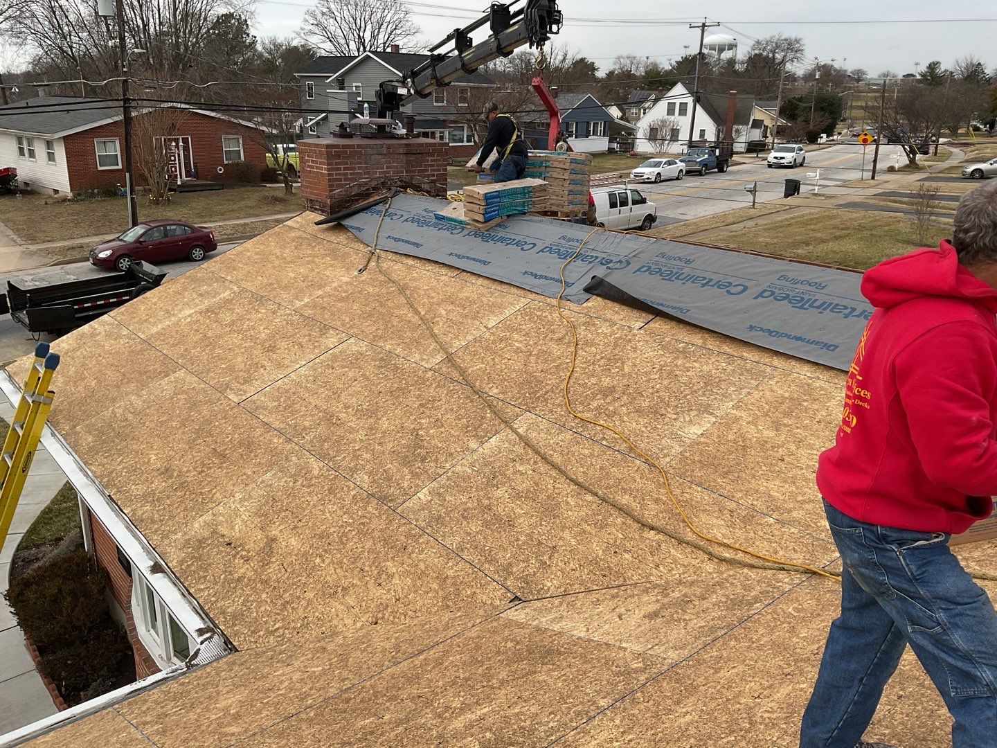 Residential Roofing Installation using CertainTeed Shingles by Alpha Design Services