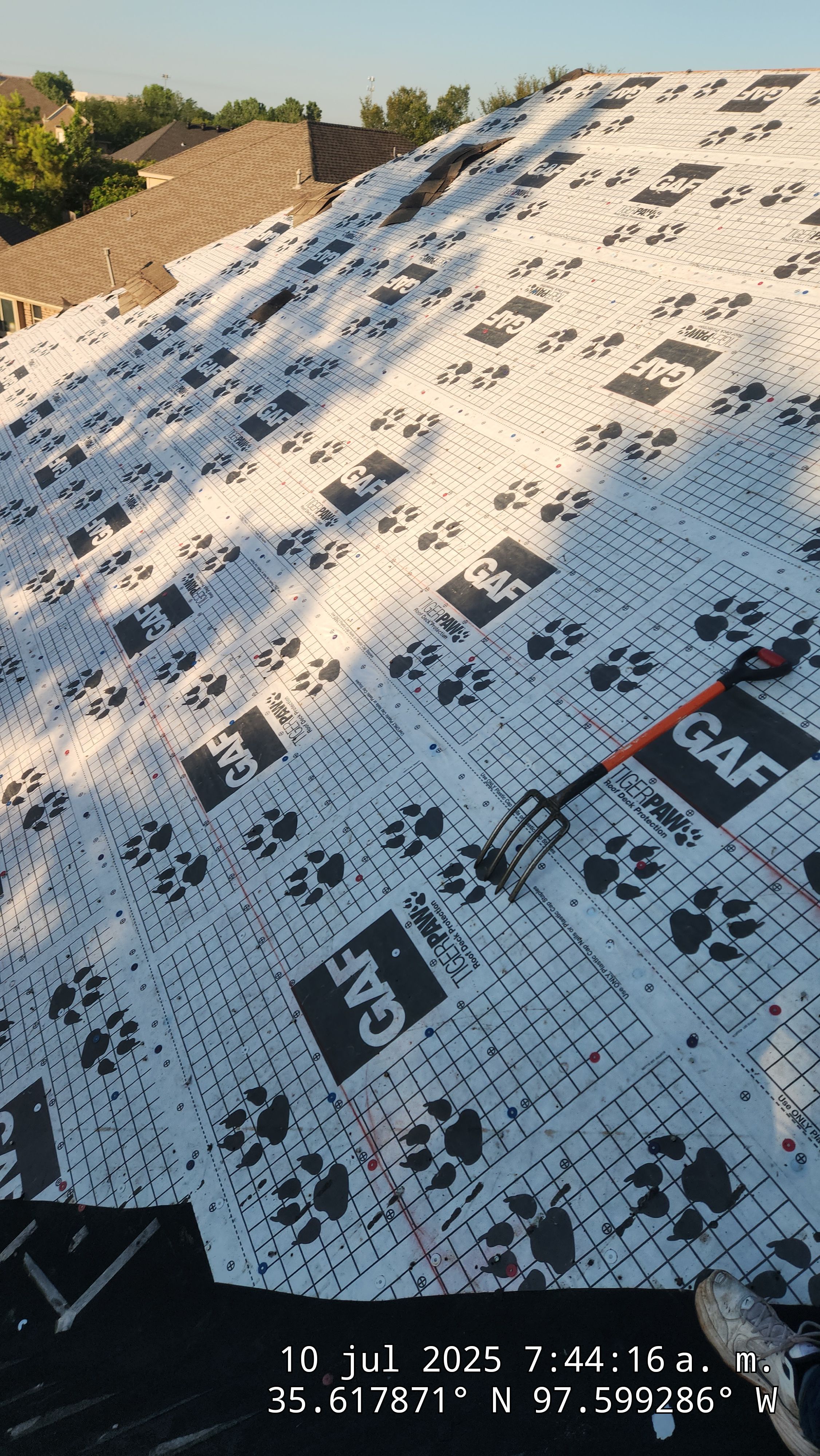 Residential Roofing Installation using GAF by Castillo Roofing