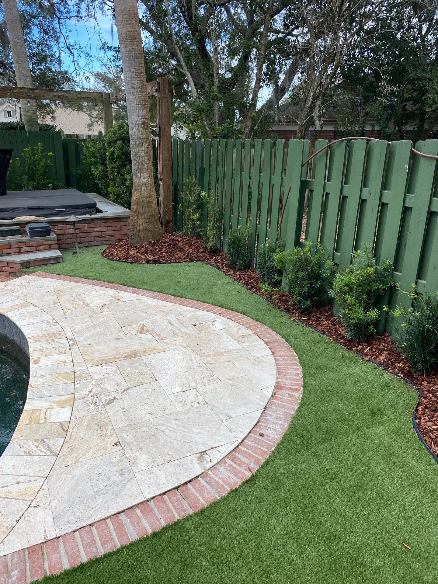 Deerwood Resident | Pine Bark Installation by ProGreen Services