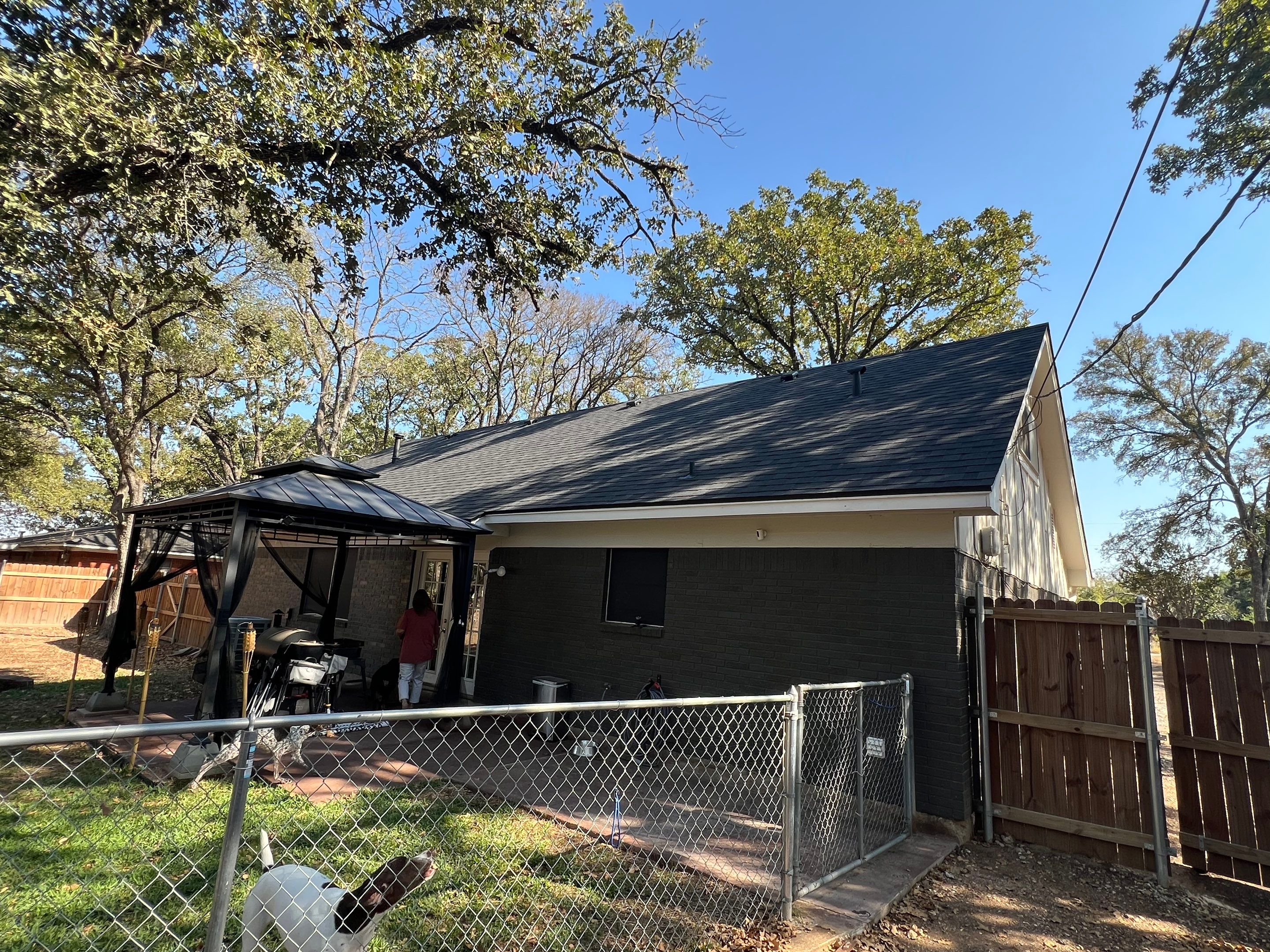 Residential Roofing Installation using IKO Cambridge 30yr Architectural Shingles. Color: Dual Black by WR Roofing Solutions