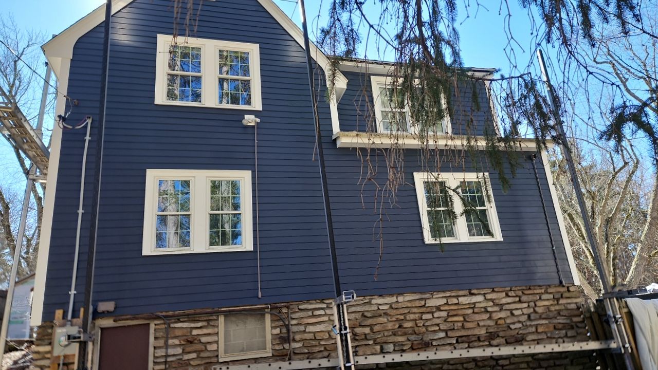 Siding Installation using James Hardie by UBrothers Construction