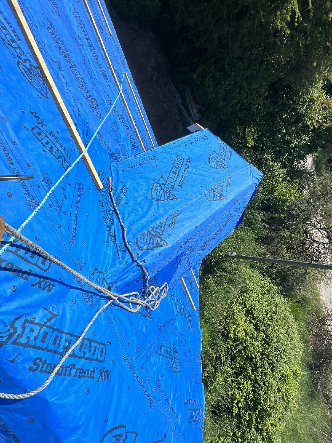 Agricultural Roofing Installation using 12" Prolok metal  by Top Notch Roofing Inc