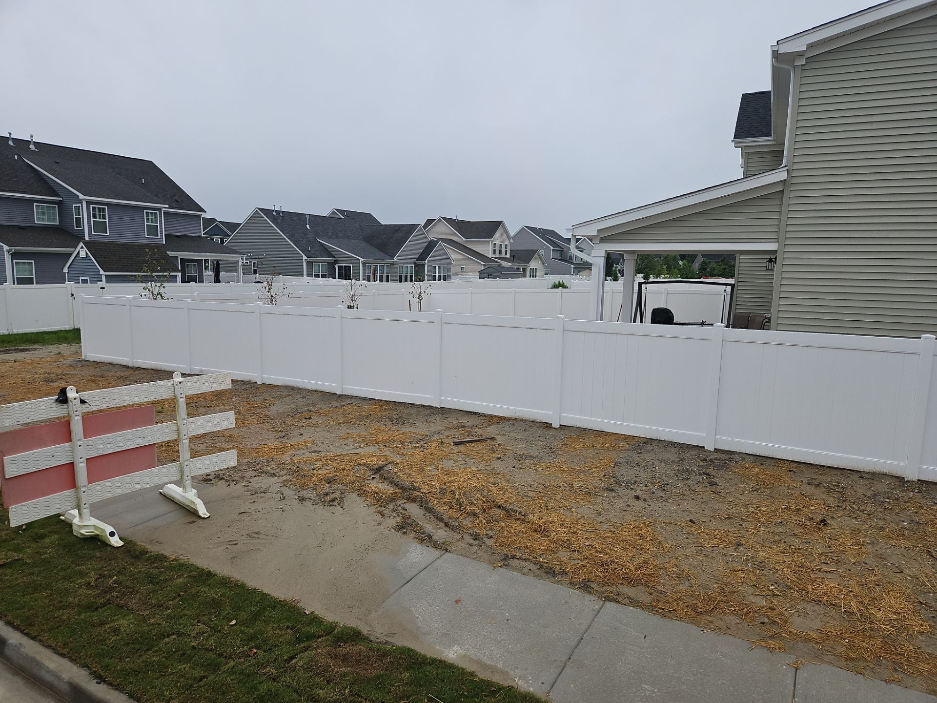 Clean Lines. Lasting Strength. by Tidewater Fence