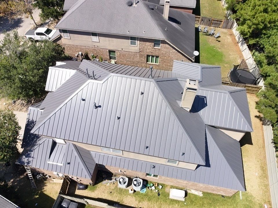 Standing Seam Project - Conroe, Texas by Hartland Roofing & Construction