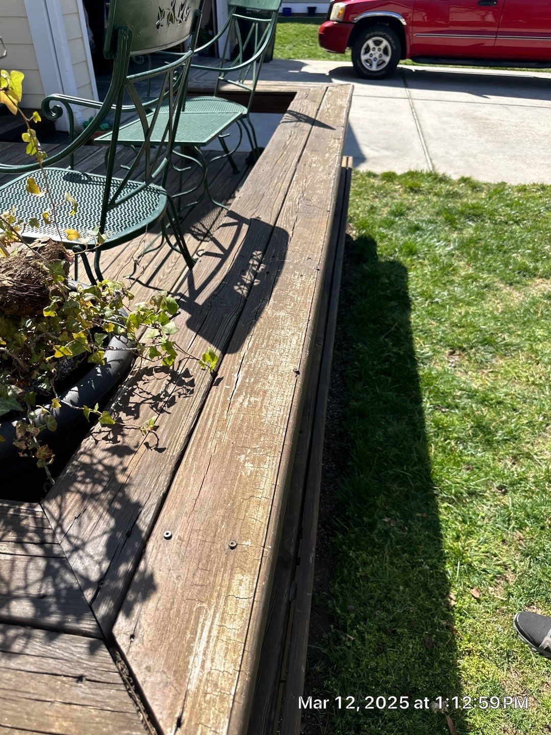 Weathered Deck using Wood Sealant + Board Replacements by DuraSeal