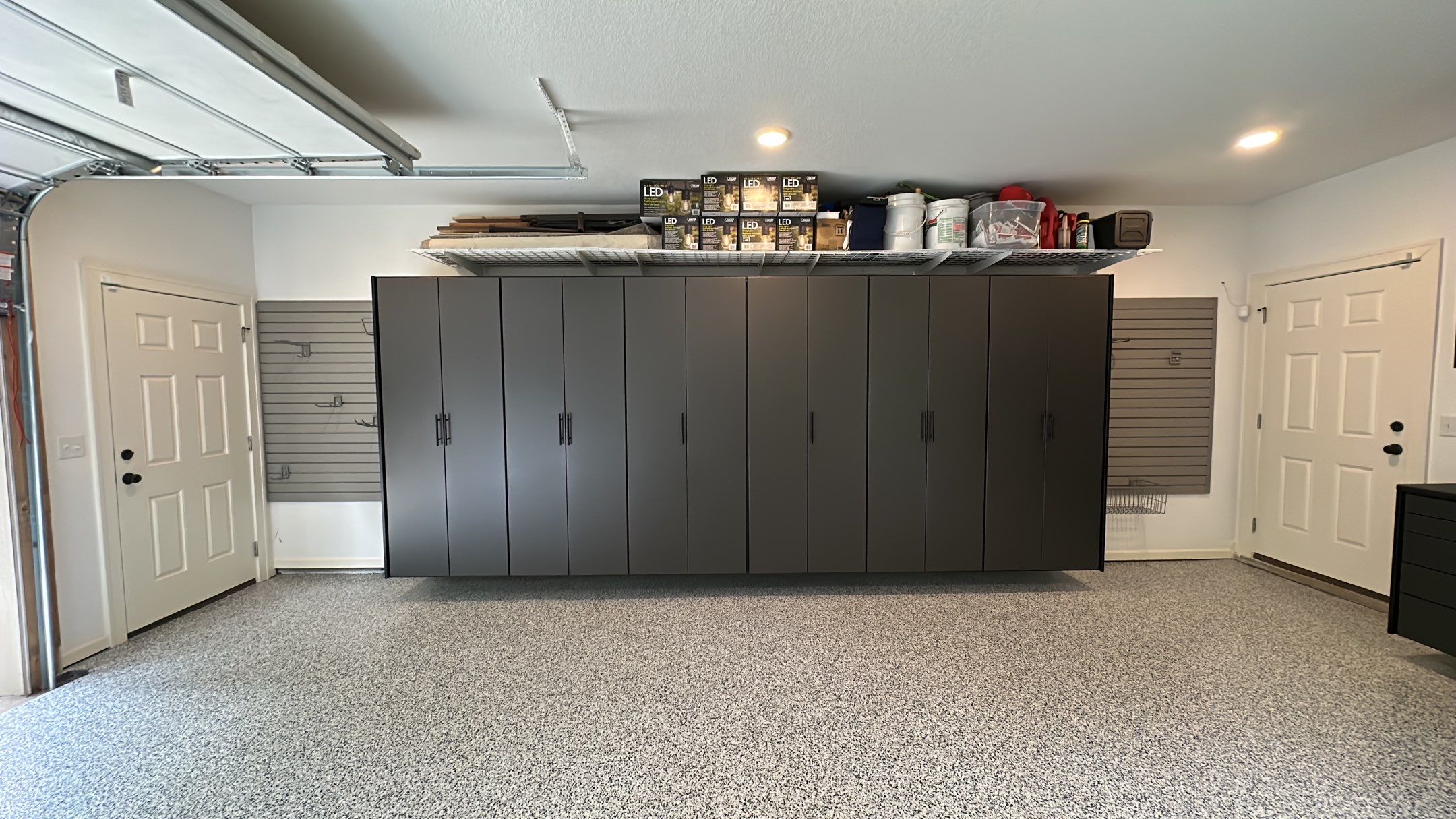 Will W. got his dream garage with a Banner Garage Floor and Cabinets  by Banner Garage