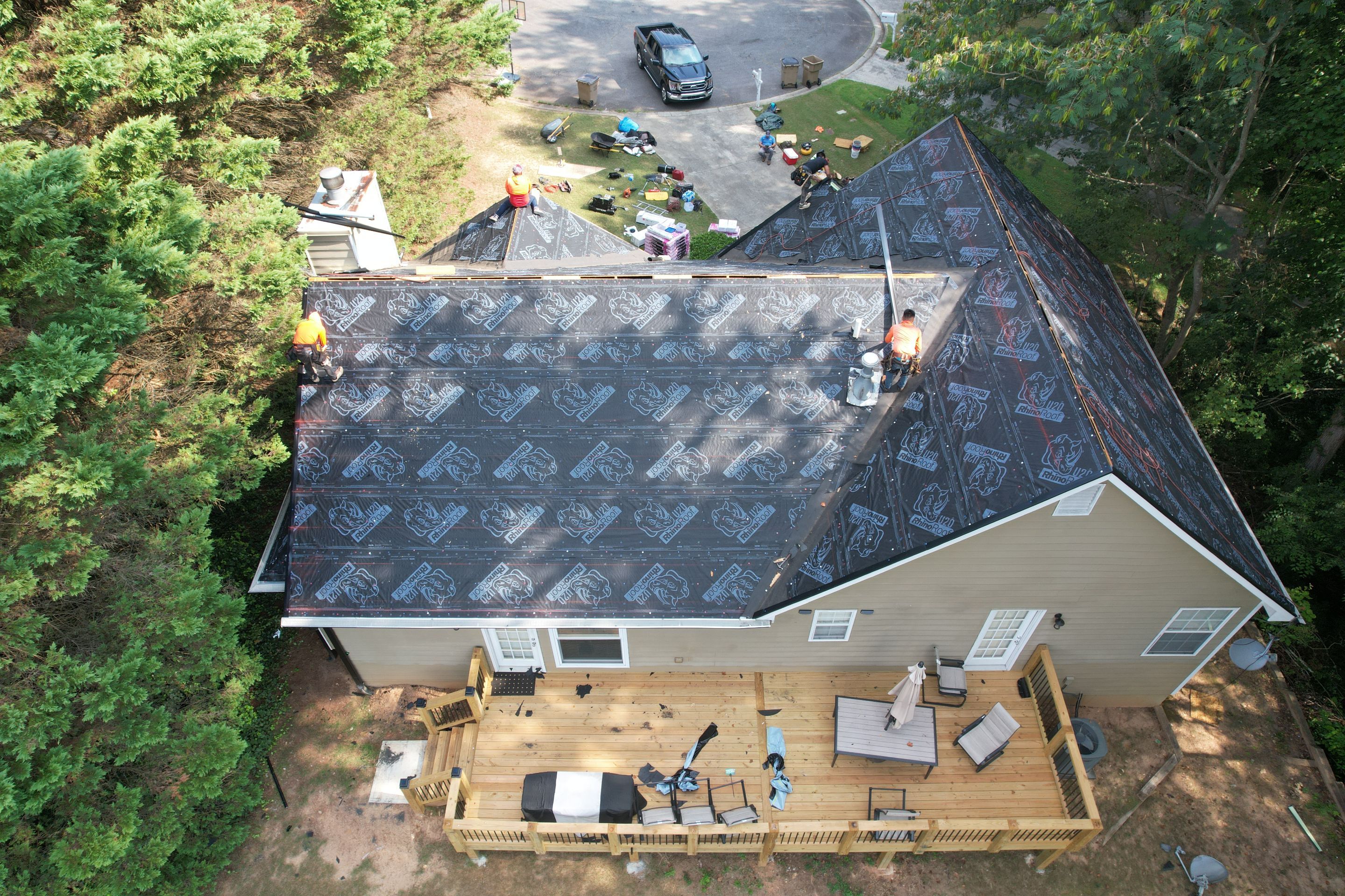 Residential Roof Replacement using Owens Corning Onyx Black by Inspector Roofing and Restoration