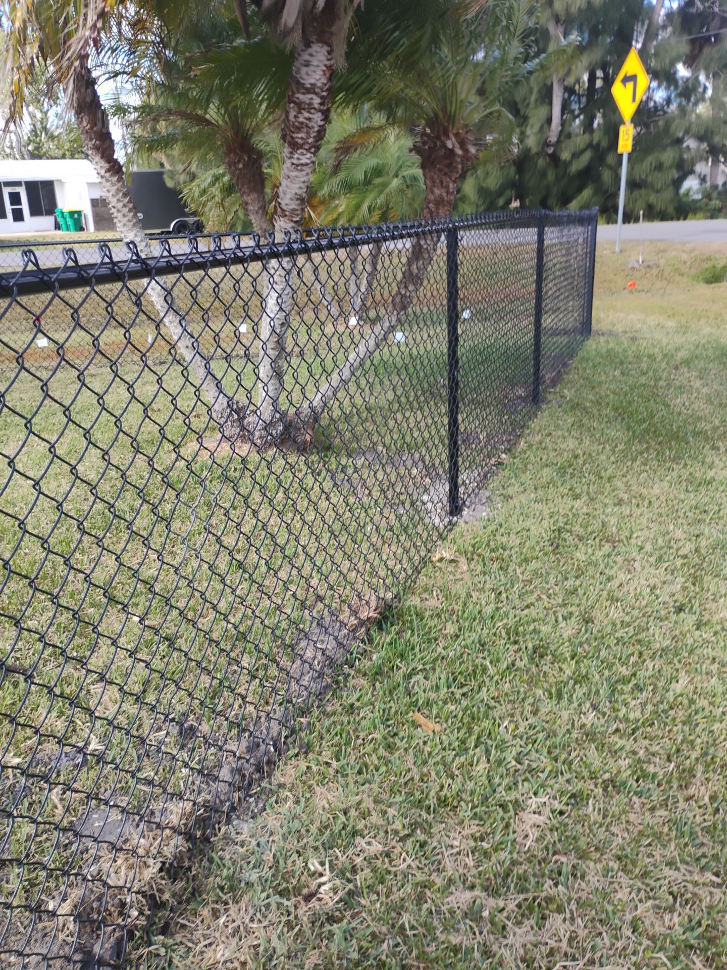 Wood and Chain Link Fence in Port Charlotte by True Fence LLC