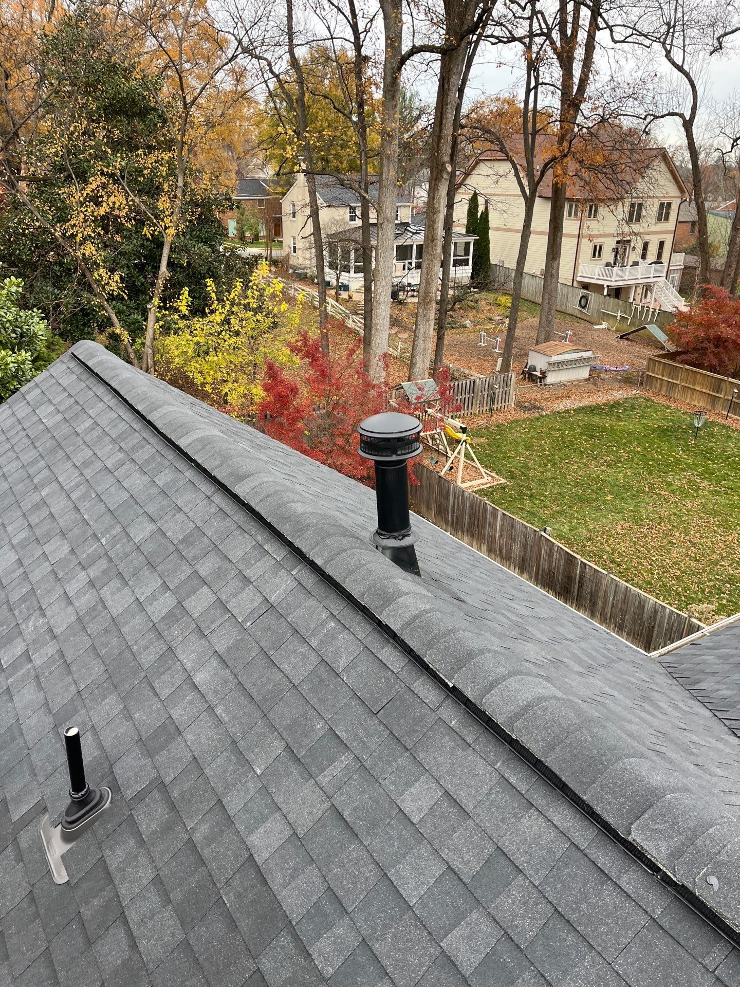 Falls Church: Residential Roof Replacement with CertainTeed Landmark Pro in Max Def Charcoal Black by RM Banning, Inc.