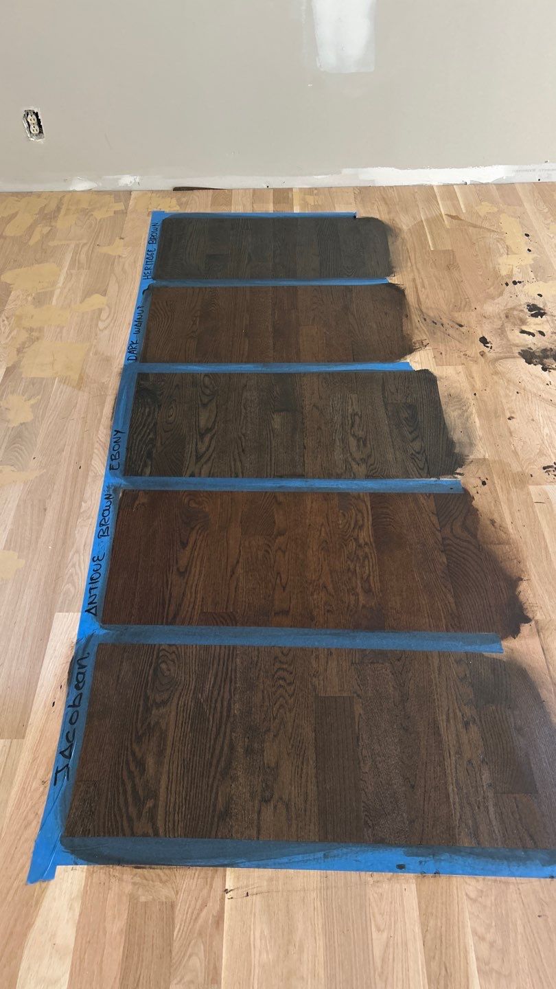 Hardwood Install & Refinish in Jacobean Satin  by Footprints Floors of Nashville