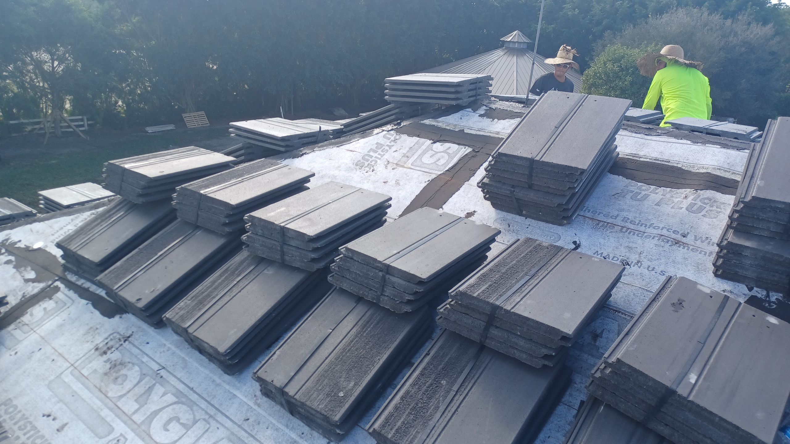 Residential Roofing Installation using WestLake Roofing Tile by BLUES BROTHERS ROOFING