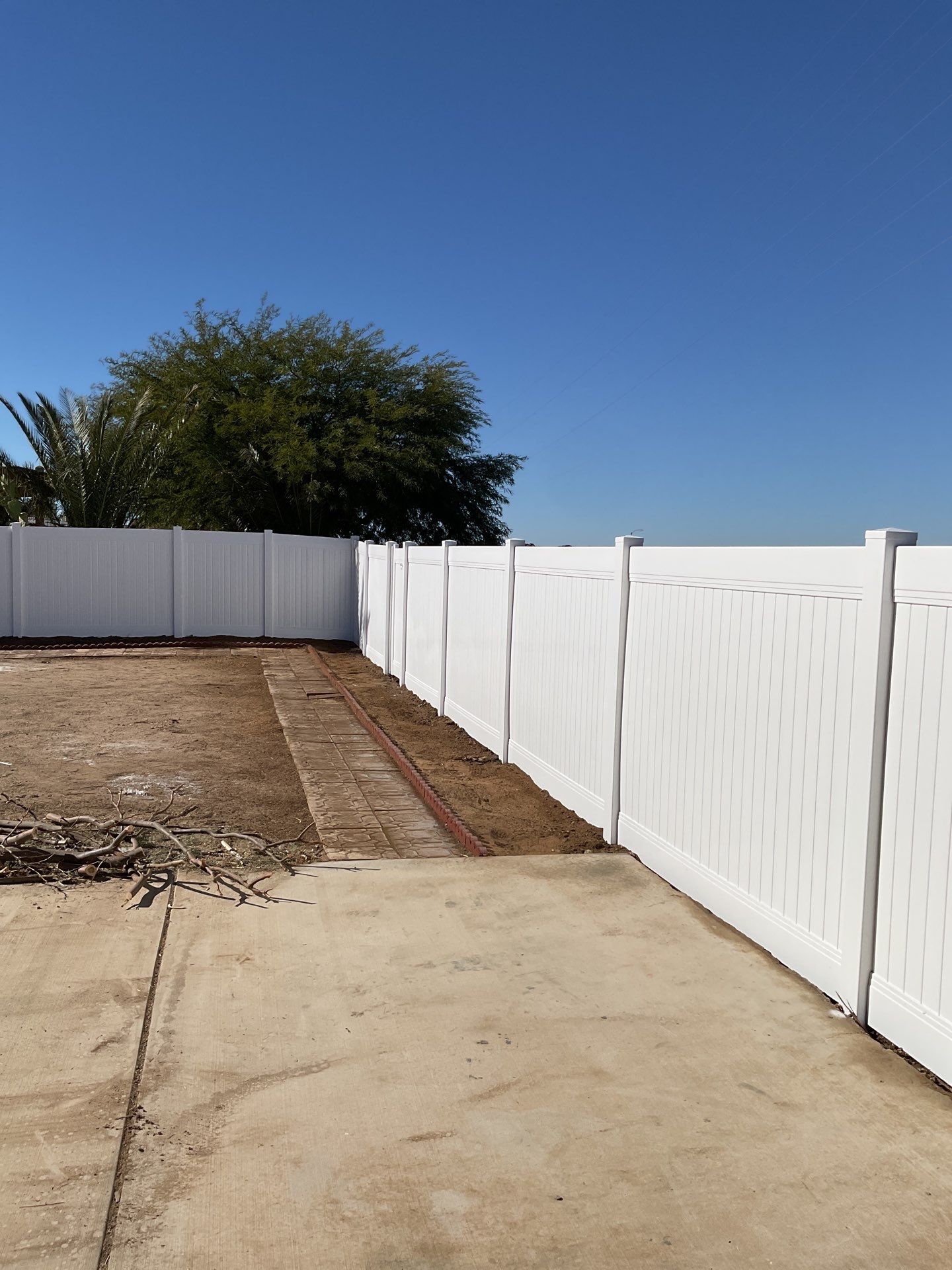 Fence Installation using Vinyl by Fence Guys Inc.