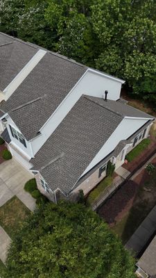 GAF Timberline HDZ Weathered wood - Metal Roof 