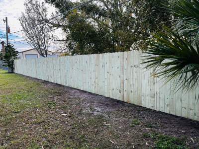 Wood Fence in Port Charlotte
