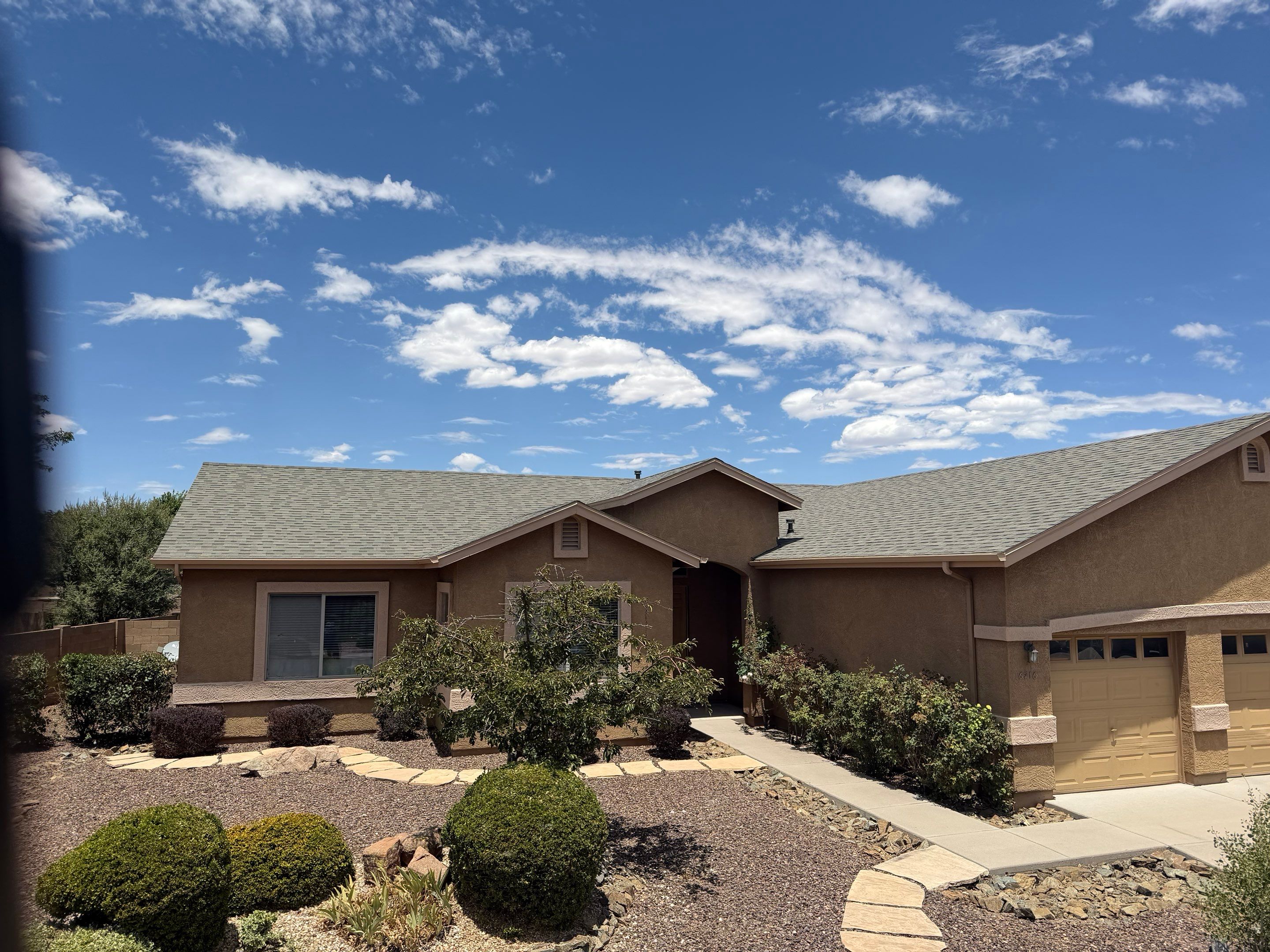 GAF Architectural Shingle Roof Replacement in Prescott Valley by Badger Roofing