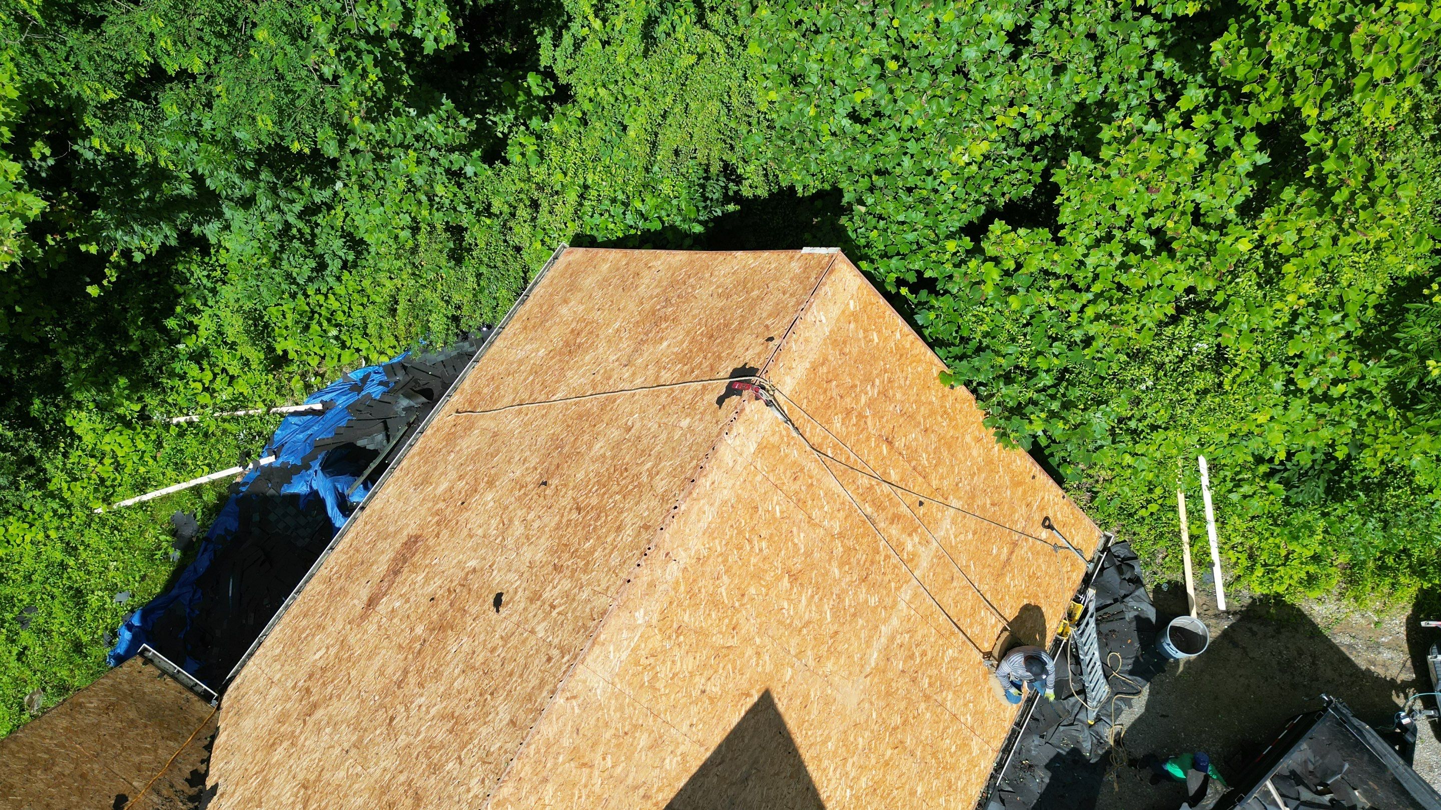 Residential Roofing Installation using Timberline HDZ Shingles - Charcoal by RoofX 