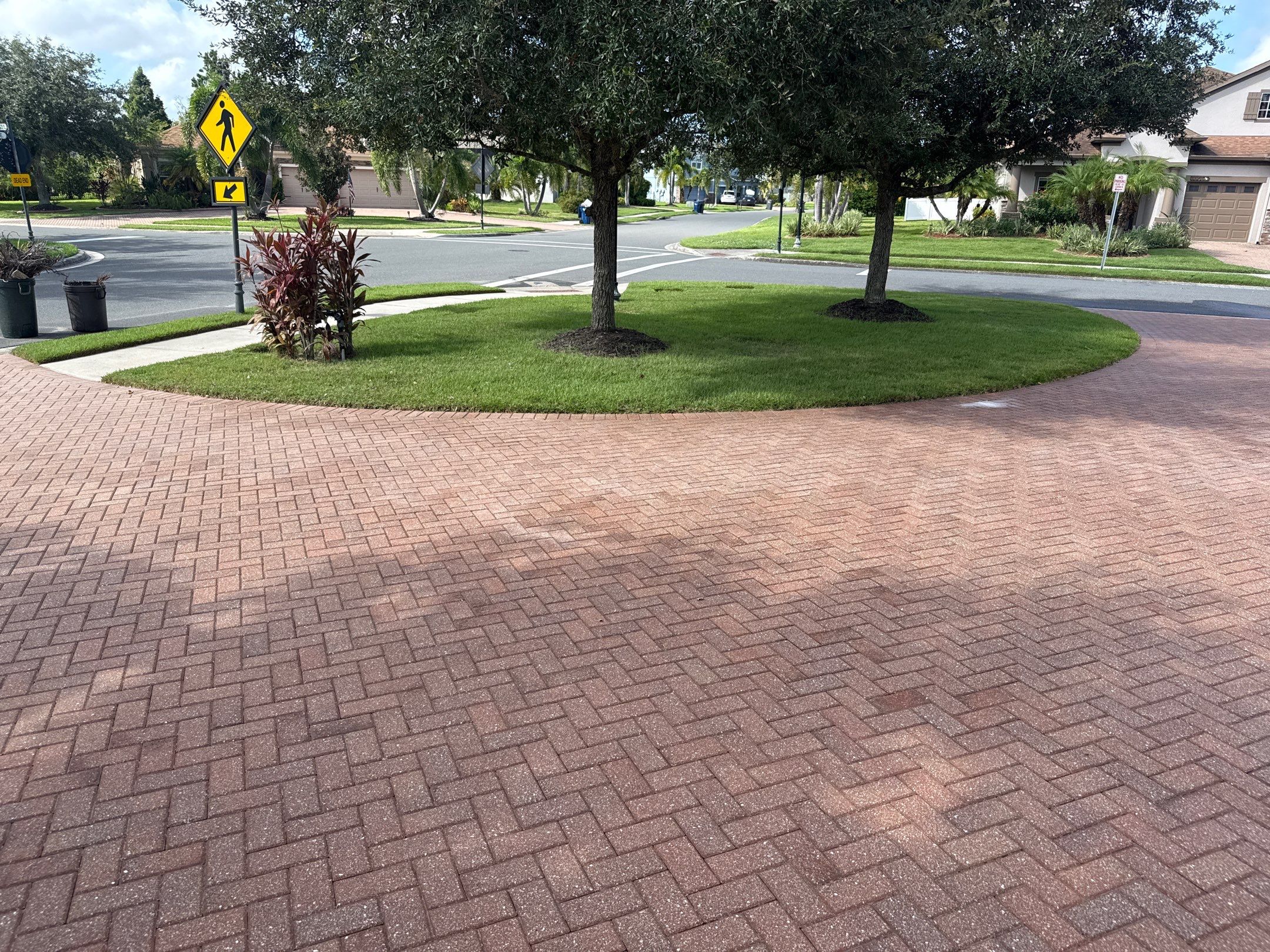 Paver Driveway & Sidewalk Cleaning – Oakleaf Hammock, Ellenton, FL by Sunshine AquaWash